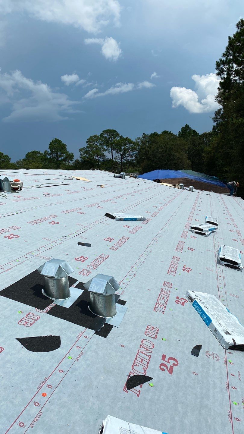 Commercial Roofing Installation using Roof Replacement by American Roofing & Construction LLC