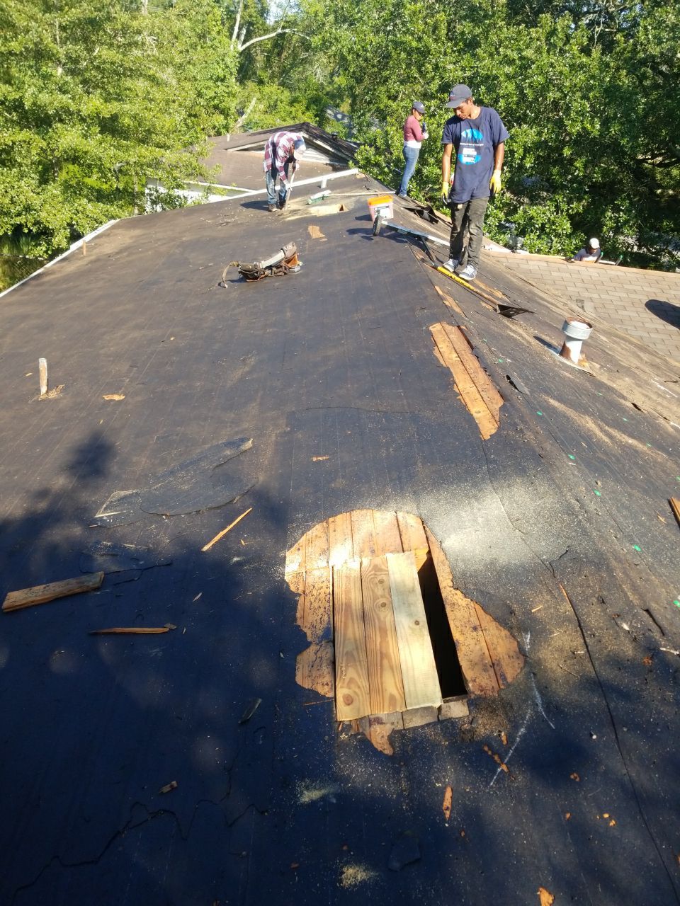 Residential Roofing Installation using Metal roofing by American Roofing & Construction LLC