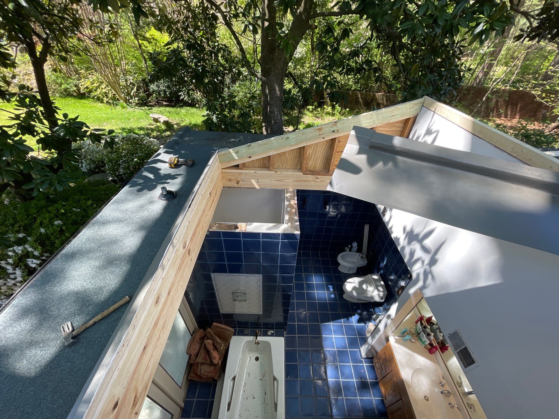 Structural Wood Rot Repair and Custom Skylight Installation in Memphis by Revival Roofing Services