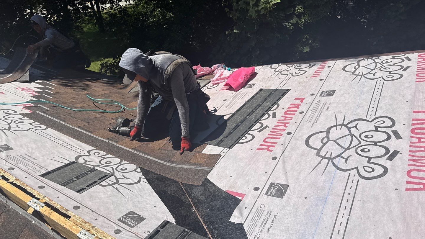 Roof Replacement using Owens Corning Brownwood by 180 Contractors