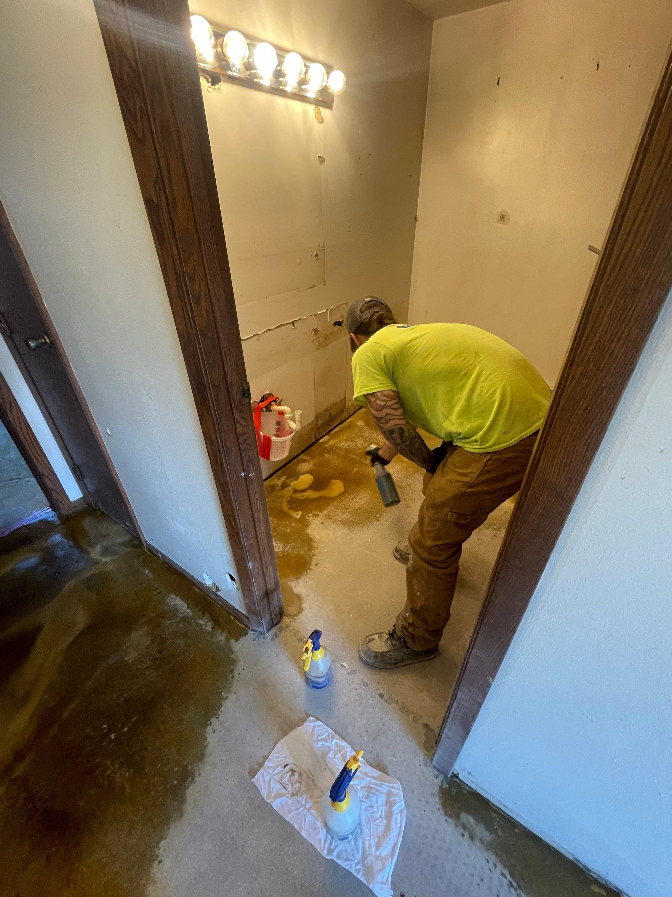 Commercial Subfloor Preparation and Flooring Restoration in Sioux Falls by Select Painting, Coatings & Garage Cabinets