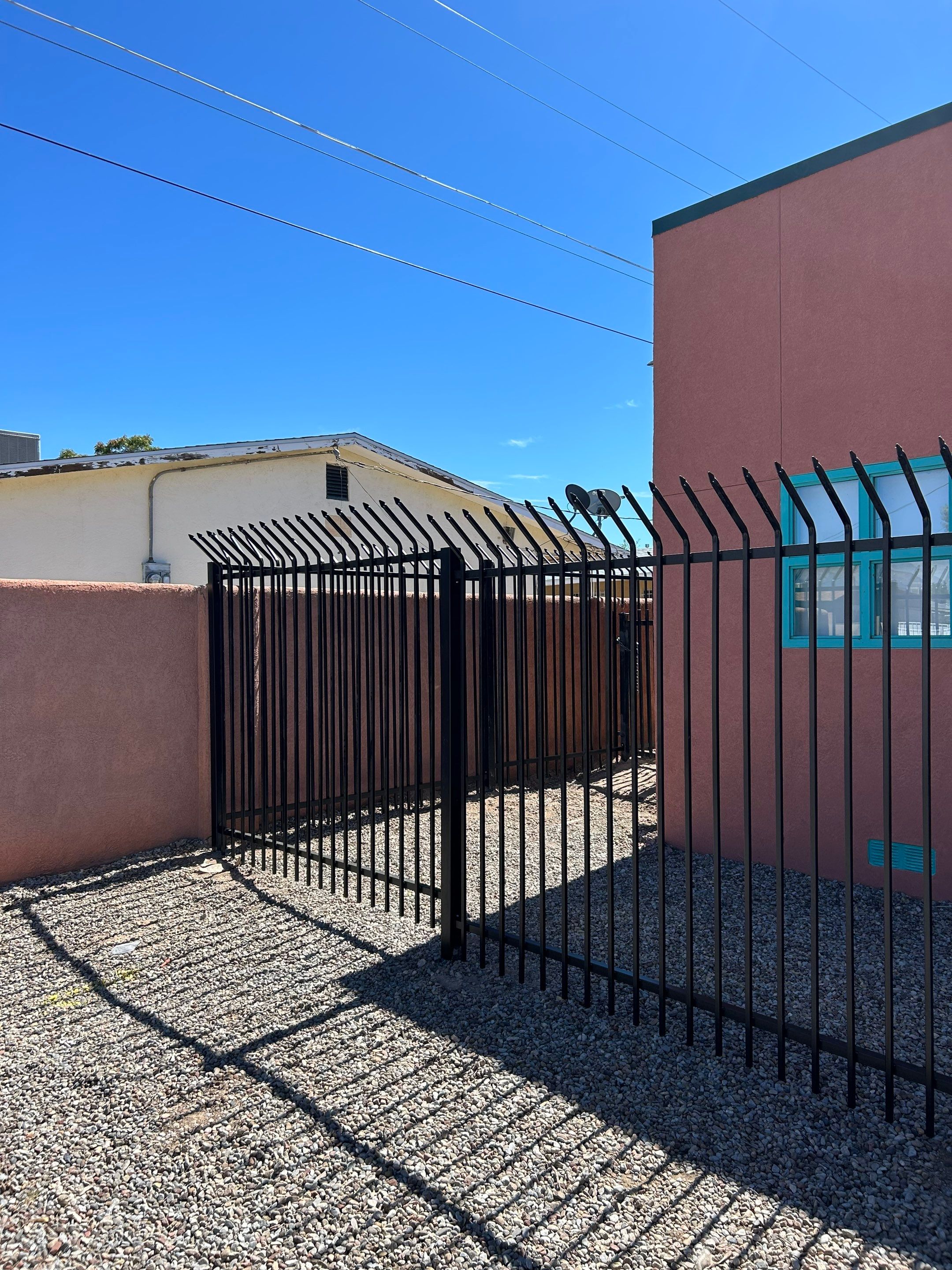 Light Commercial using Custom Wrought Iron by Valley Fence Company