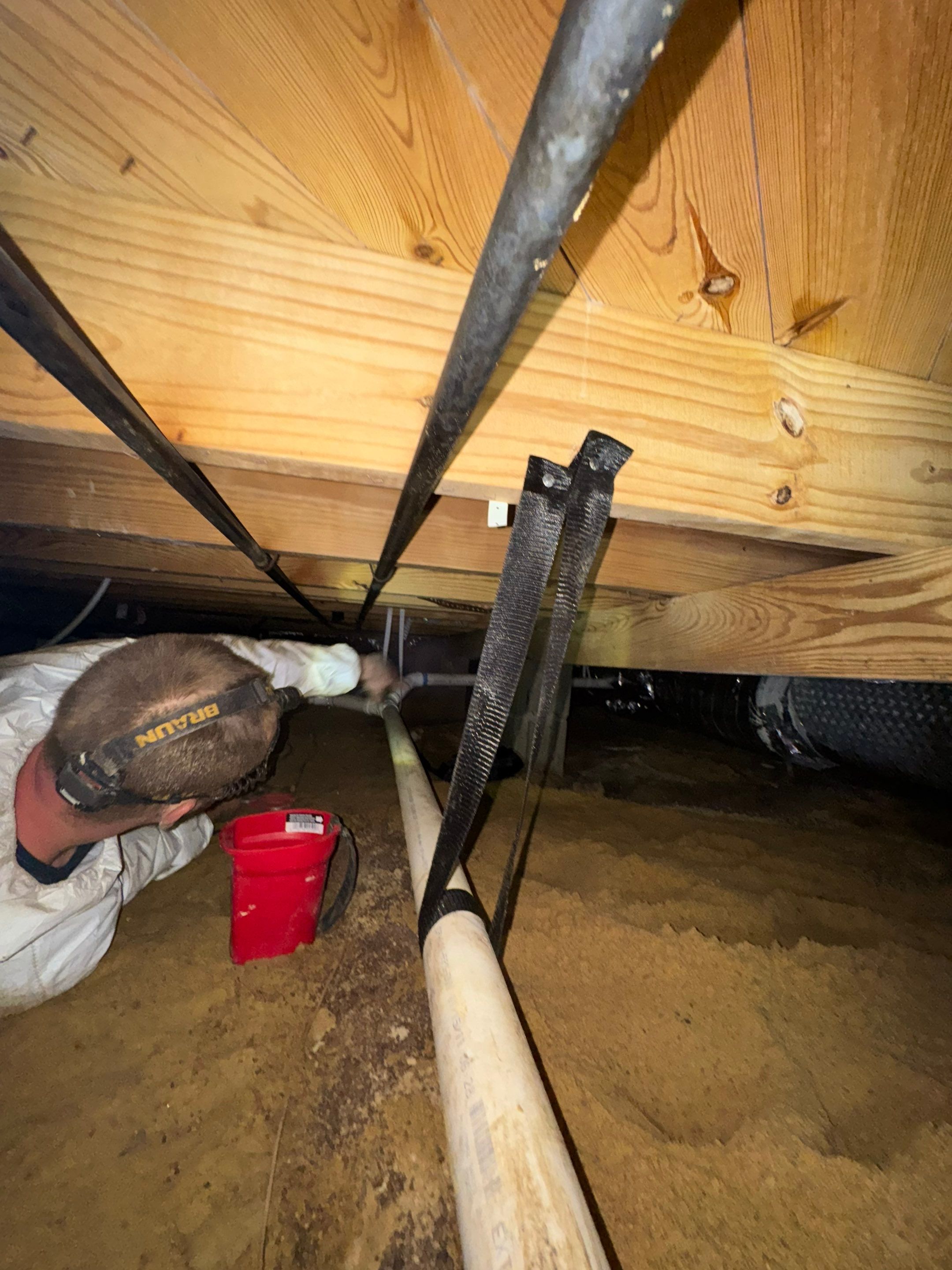 Project in Chesapeake by Patriot Crawl Space Repairs