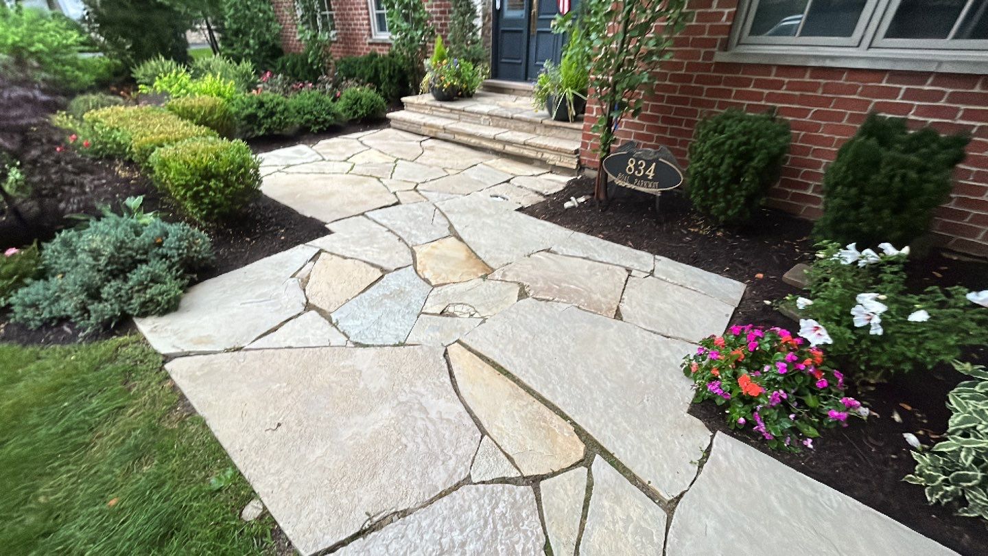 Exterior Stone and Concrete Surface Cleaning by Northern Power Washing LLC.