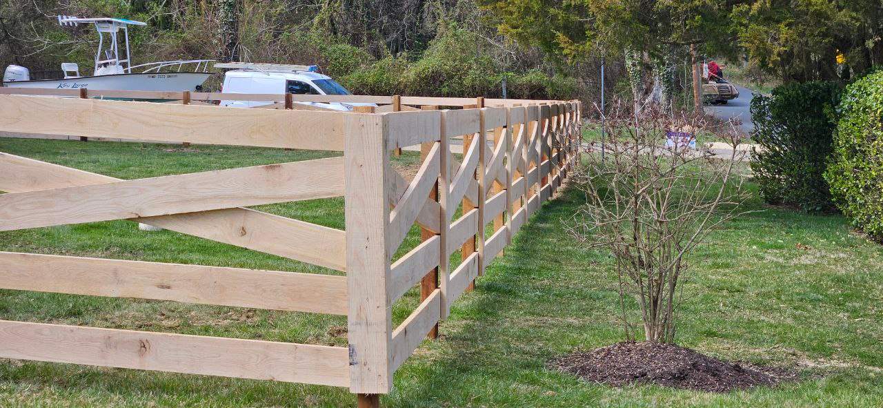 5 Board Cross Buck by Kingdom Fence & Supply