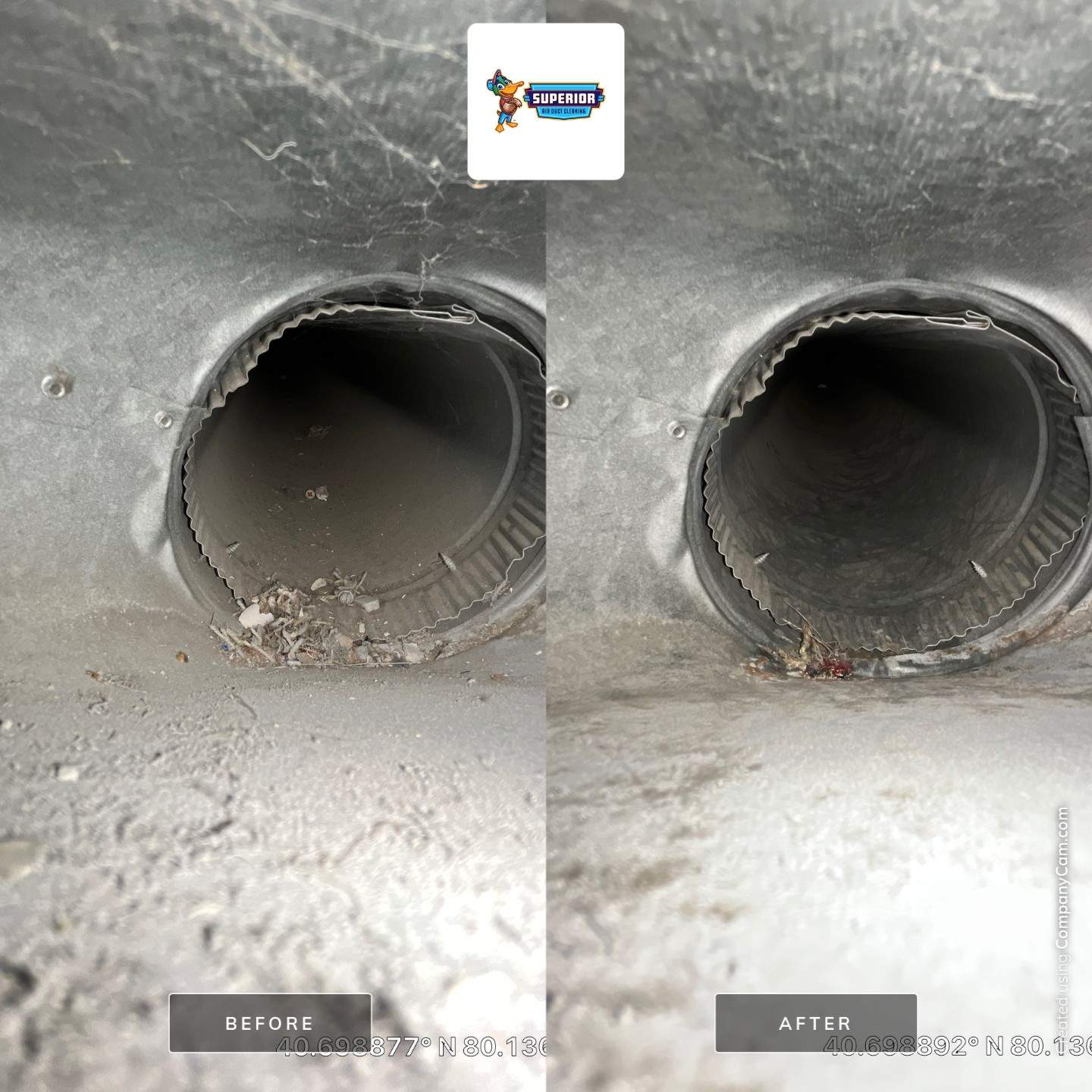 Air Duct Cleaning With a Vacuum Truck in Cranberry Township, PA by Superior Air Duct Cleaning