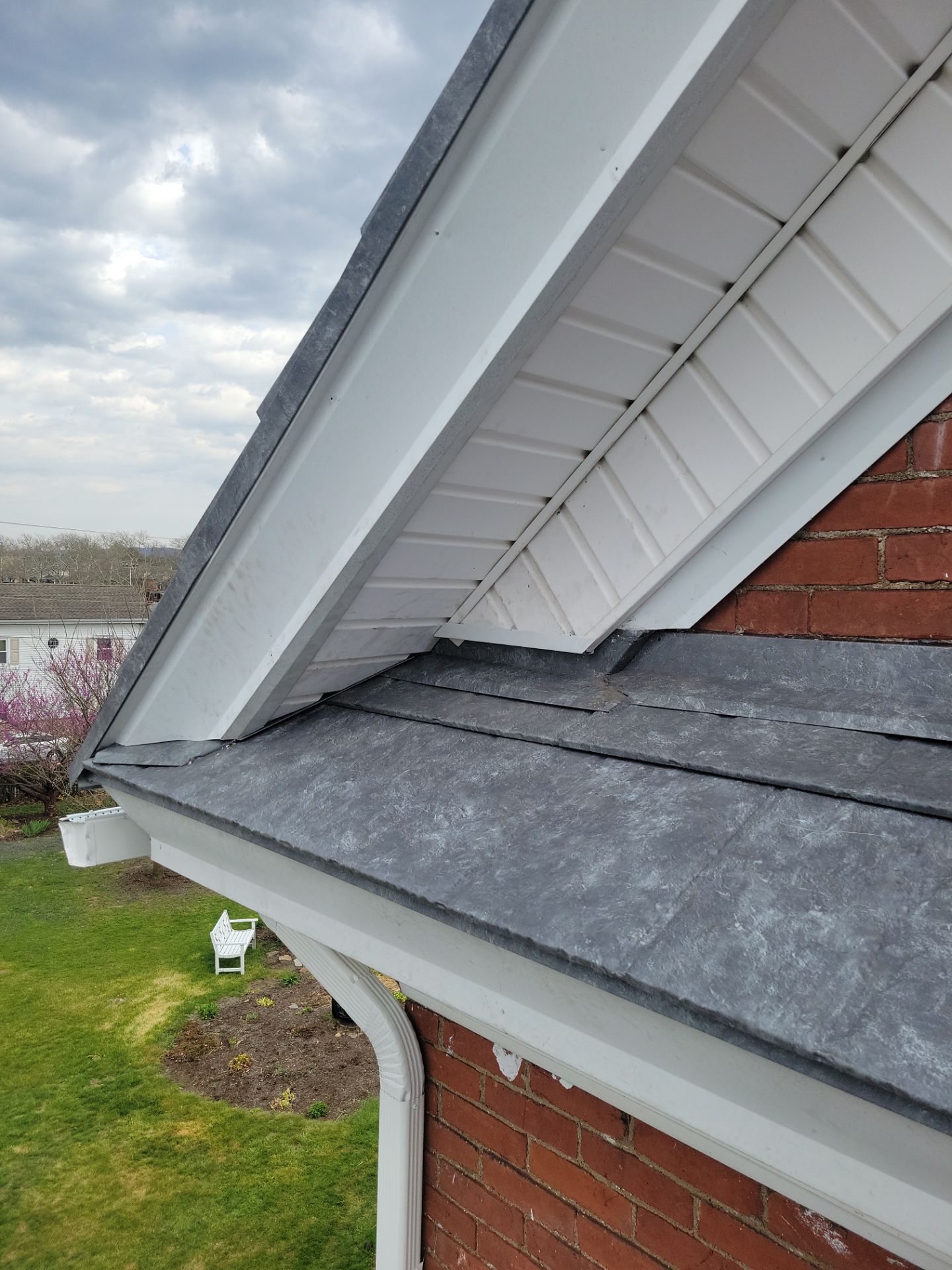 Ironstone Metal Slate Installation by Esh Builders