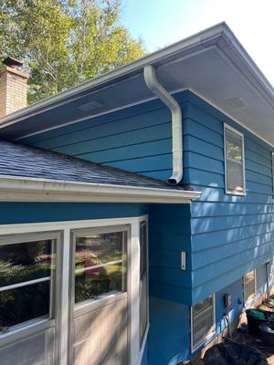 Turtle Shell gutter protection installation in Naperville, IL 60565, photograph 6