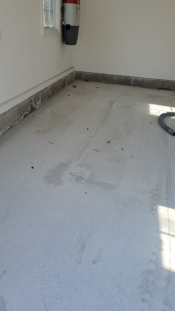 Garage Floor using Penntek Slatestone by Spectrum Painting, LLC