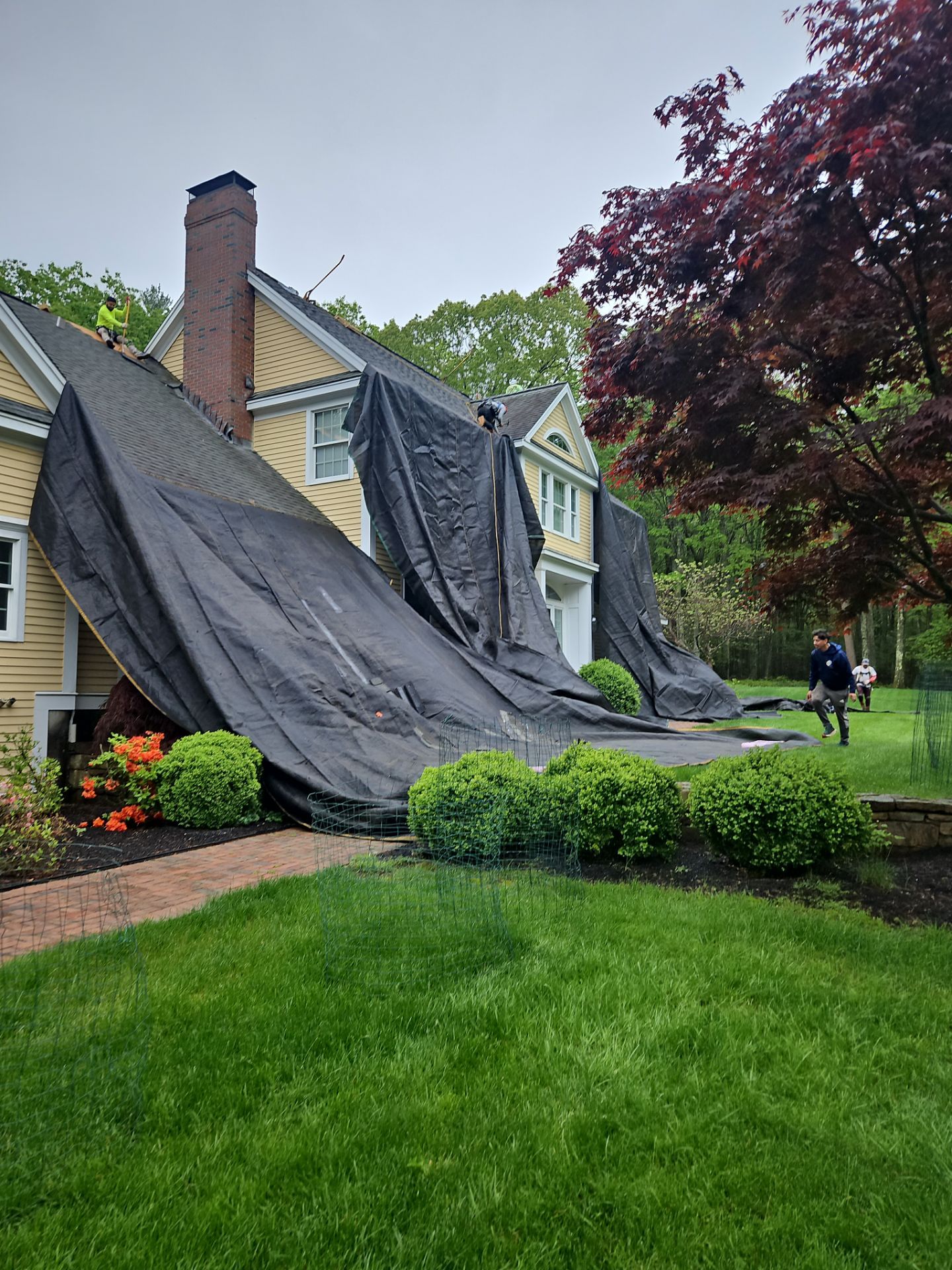 Roof Replacement with Owens Corning Shingles and Copper Flashing by Mighty Dog Roofing of Greater Middlesex County