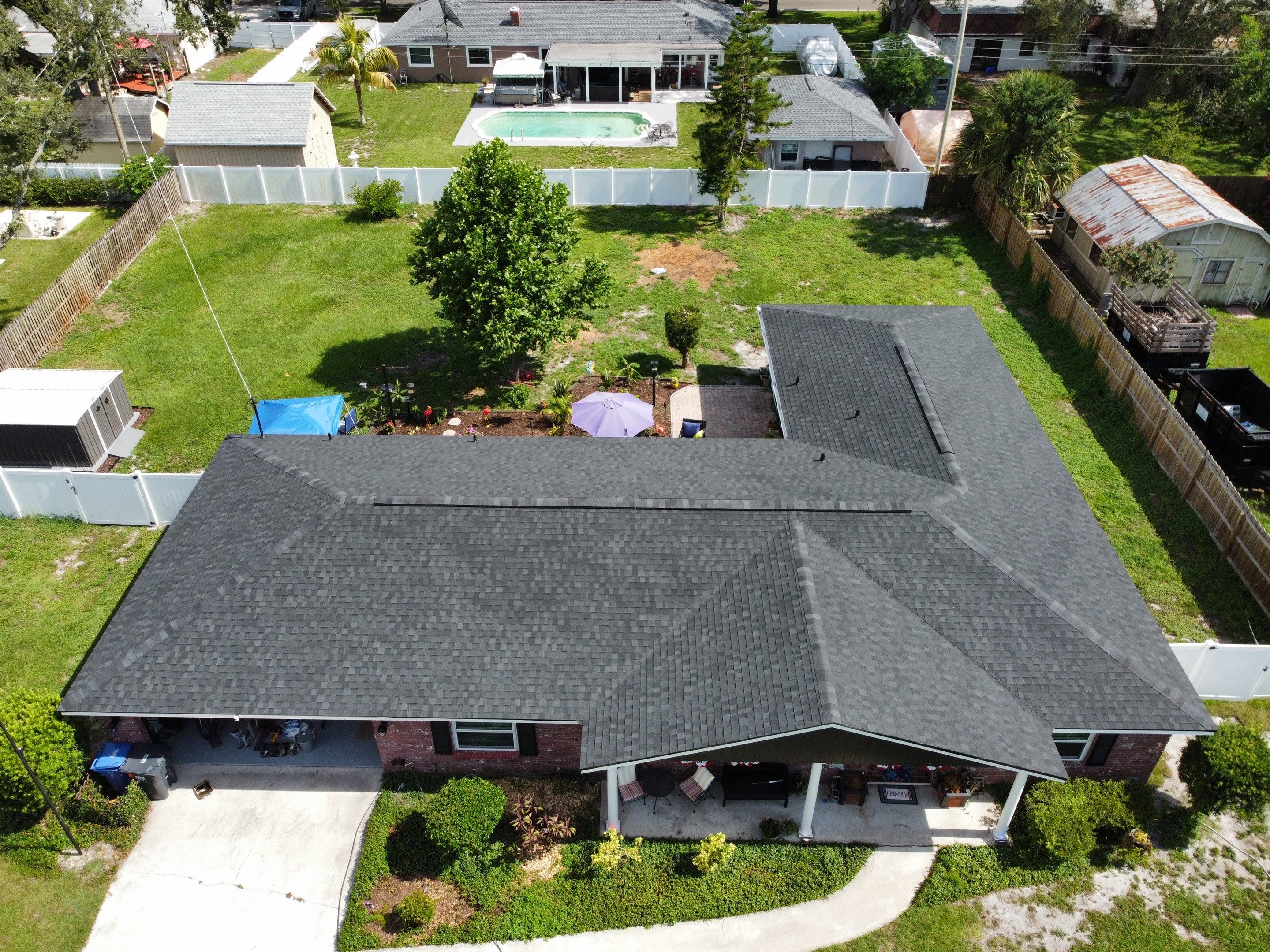Roof Replacement in Brandon, FL. by Steadfast Roofing 