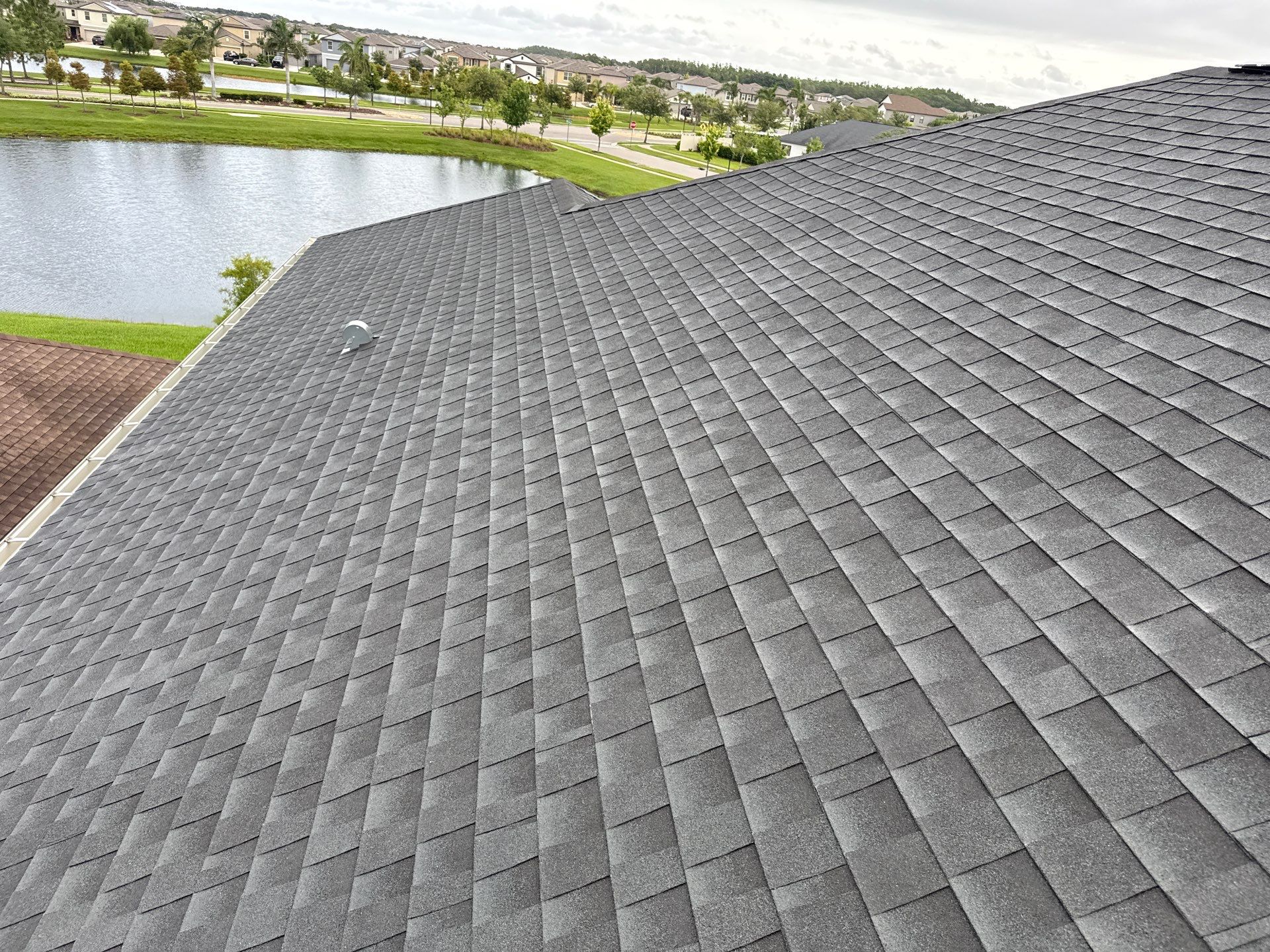 2-Story Asphalt Shingle Roof Cleaning & House Wash – Cypress Mill, Sun City Center, FL by Sunshine AquaWash