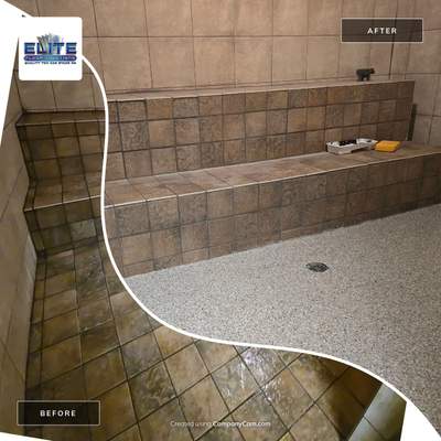 Gym Locker Room Upgrade Using Creekbed