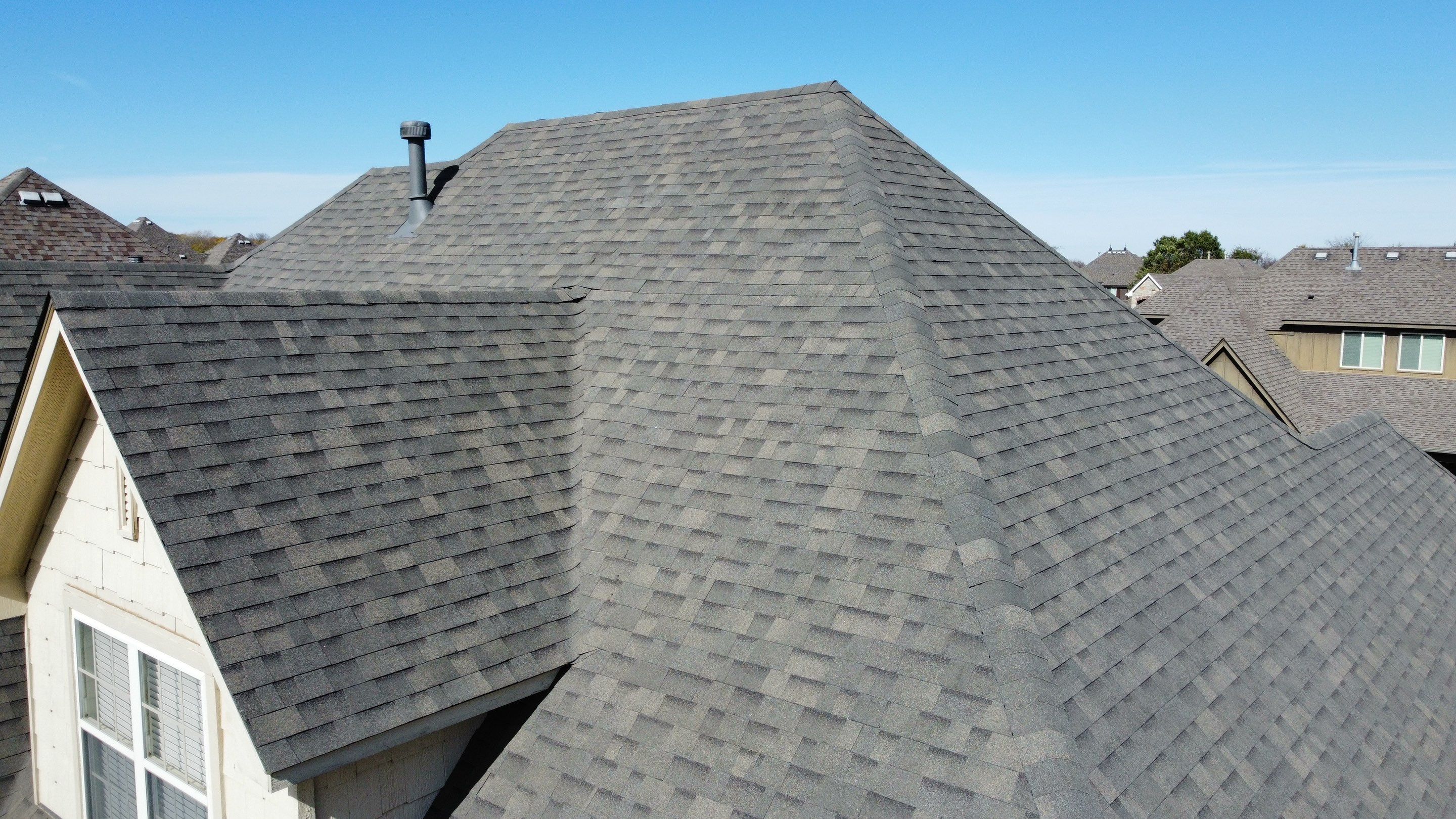 Residential Roof Replacement using Malarkey Vista (Weathered Wood) by Sentry Roofing