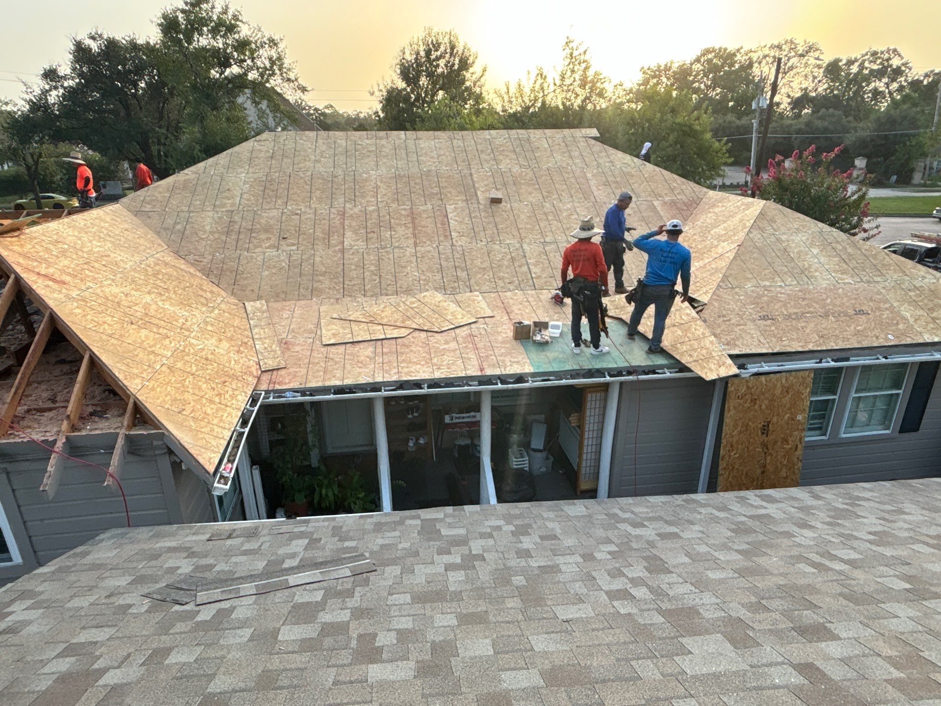 Residential Roofing Installation using Owen's Corning Duration (Lifetime) Shingles by Roof Repair Company