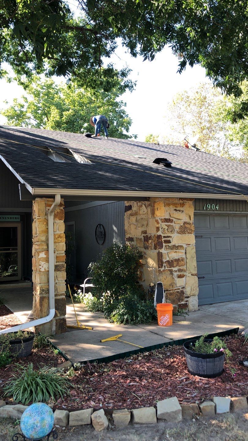 Residential Roofing Installation using GAF Natural Shadow  by A & H Roofing and Contracting