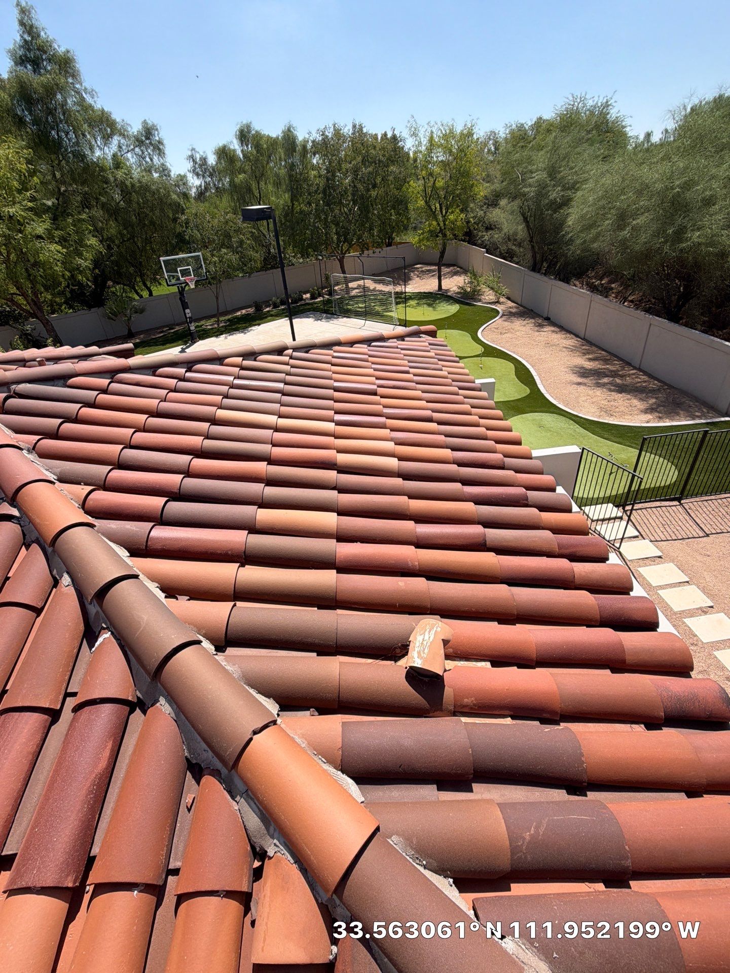 Project in Paradise Valley, AZ by Saint Roofing