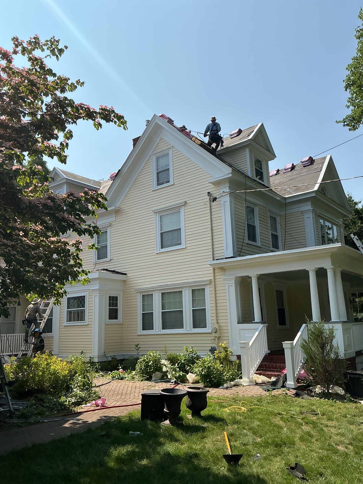 Full Roof Replacement & EPDM Restoration – North Andover, MA by Mighty Dog Roofing of Greater Middlesex County