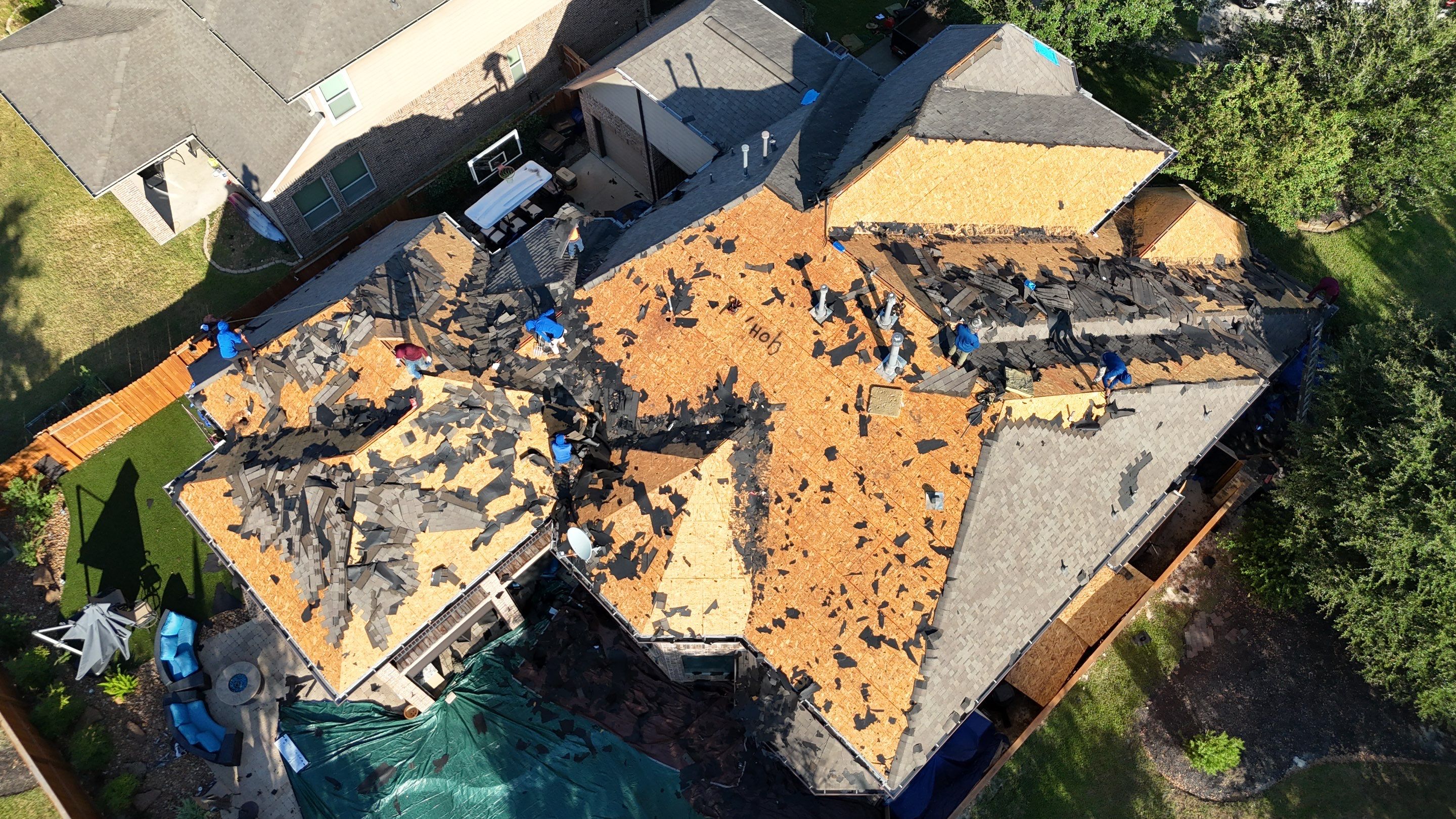 Residential Roofing Installation using IKO Dynasty by Core Four Roofing