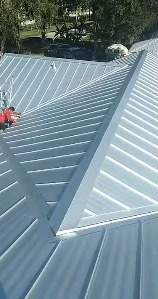 24ga 1" Nail-Strip Mill Finish by Total Roofing System The Metal Roof Experts