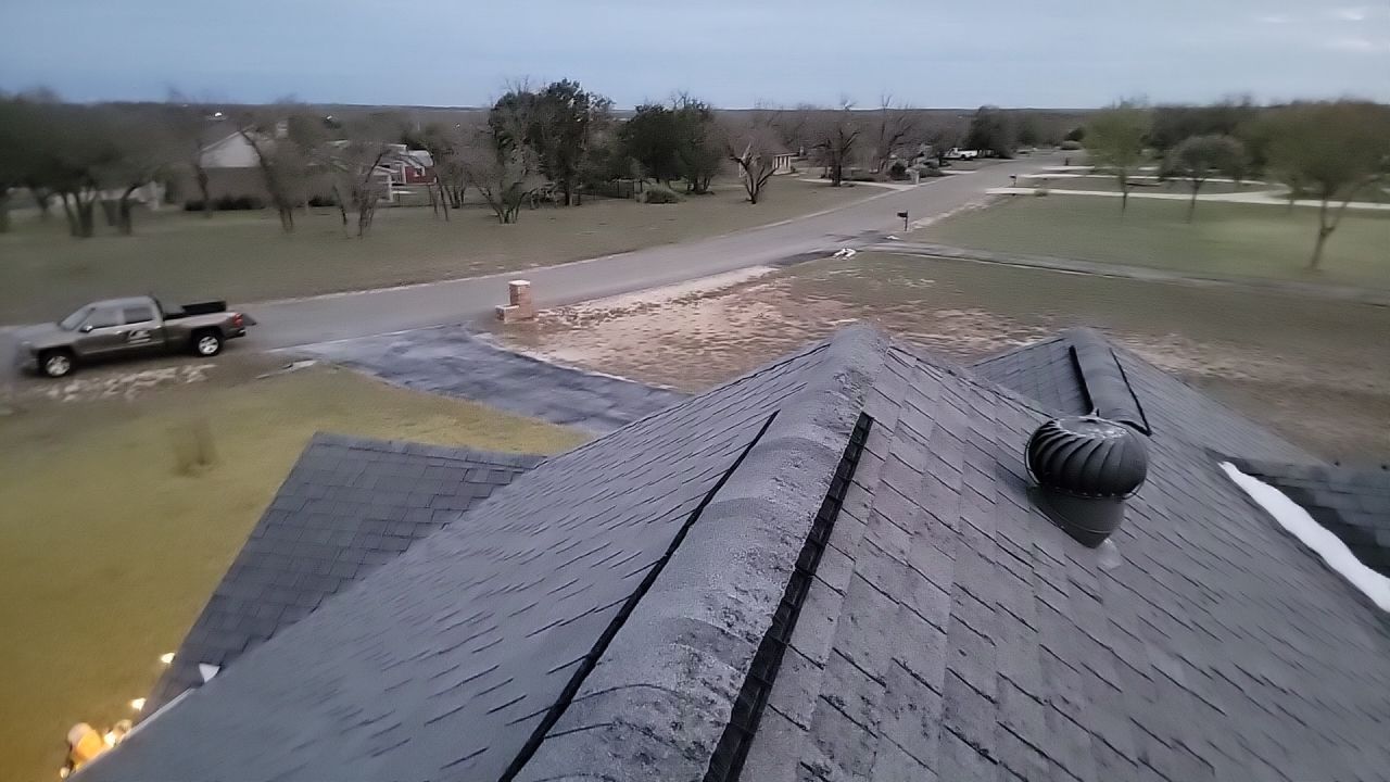 Residential Roof Replacement using Owens Corning - Duration - Colonial Slate by Action Exteriors Austin