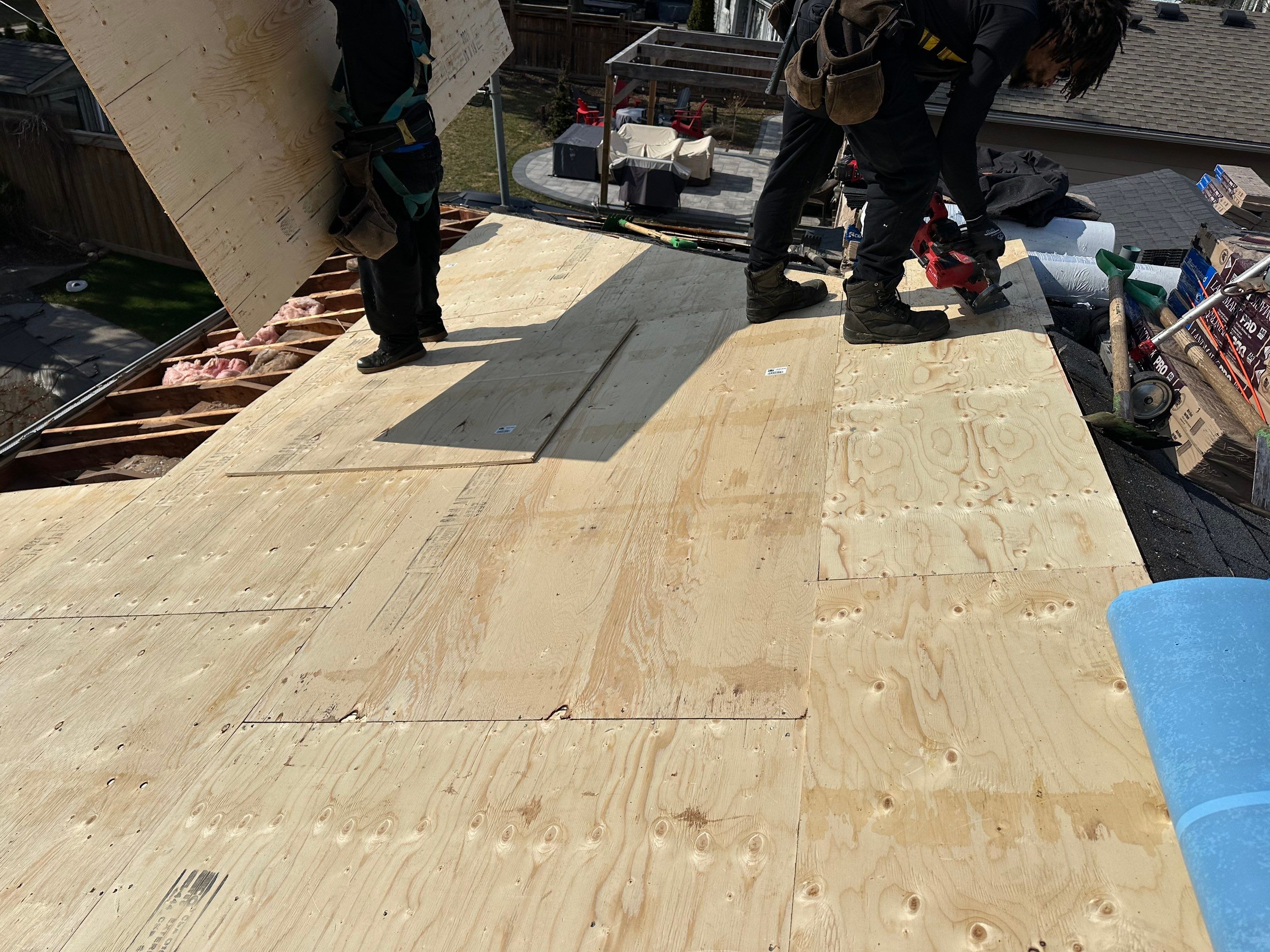 Project in Burlington by The Roofing Crew