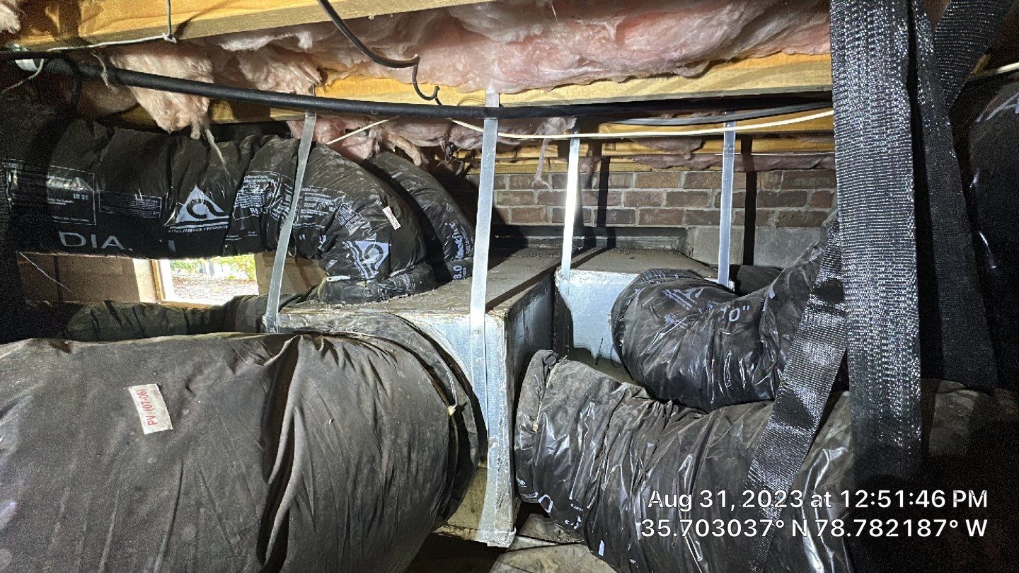 Trane Gas Package Unit Install by Nick's Mechanical LLC.