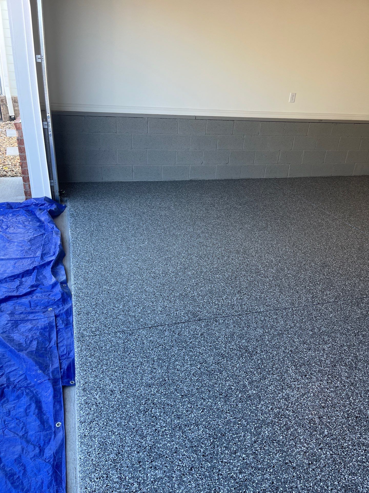 Garage Floor Coating using Wombat by My Garage Floor Guys
