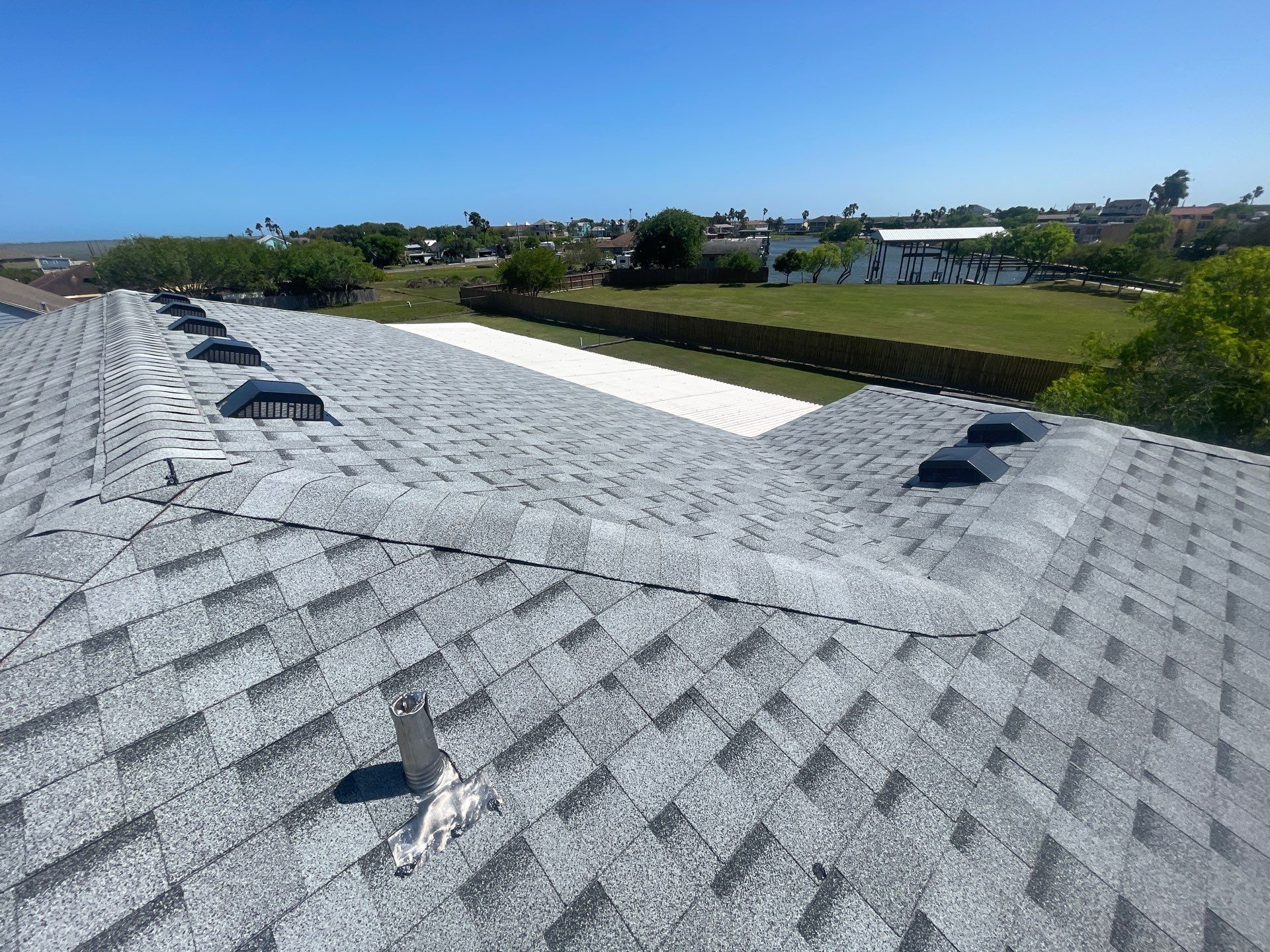 Residential Roofing Installation using IKO Cambridge Dual Gray by Lighthouse Roofing