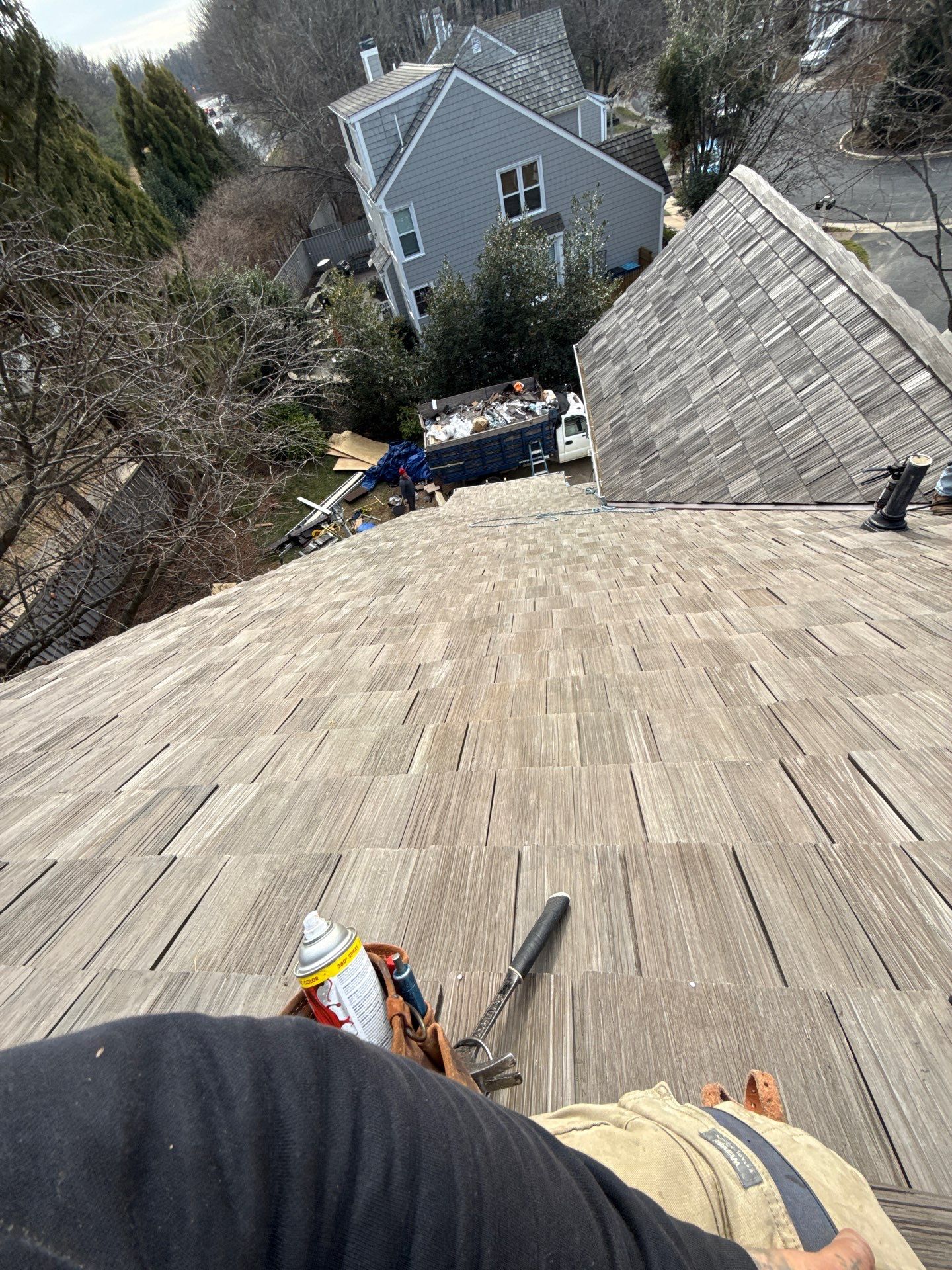 Reston :  Residential Roof Replacement with Brava Synthetic Cedar Shake Class C Natural  by RM Banning, Inc.