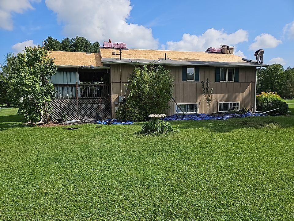 Residential Roof Replacement using Owens Corning Duration, Black Sable by Absolute Roofing and Construction