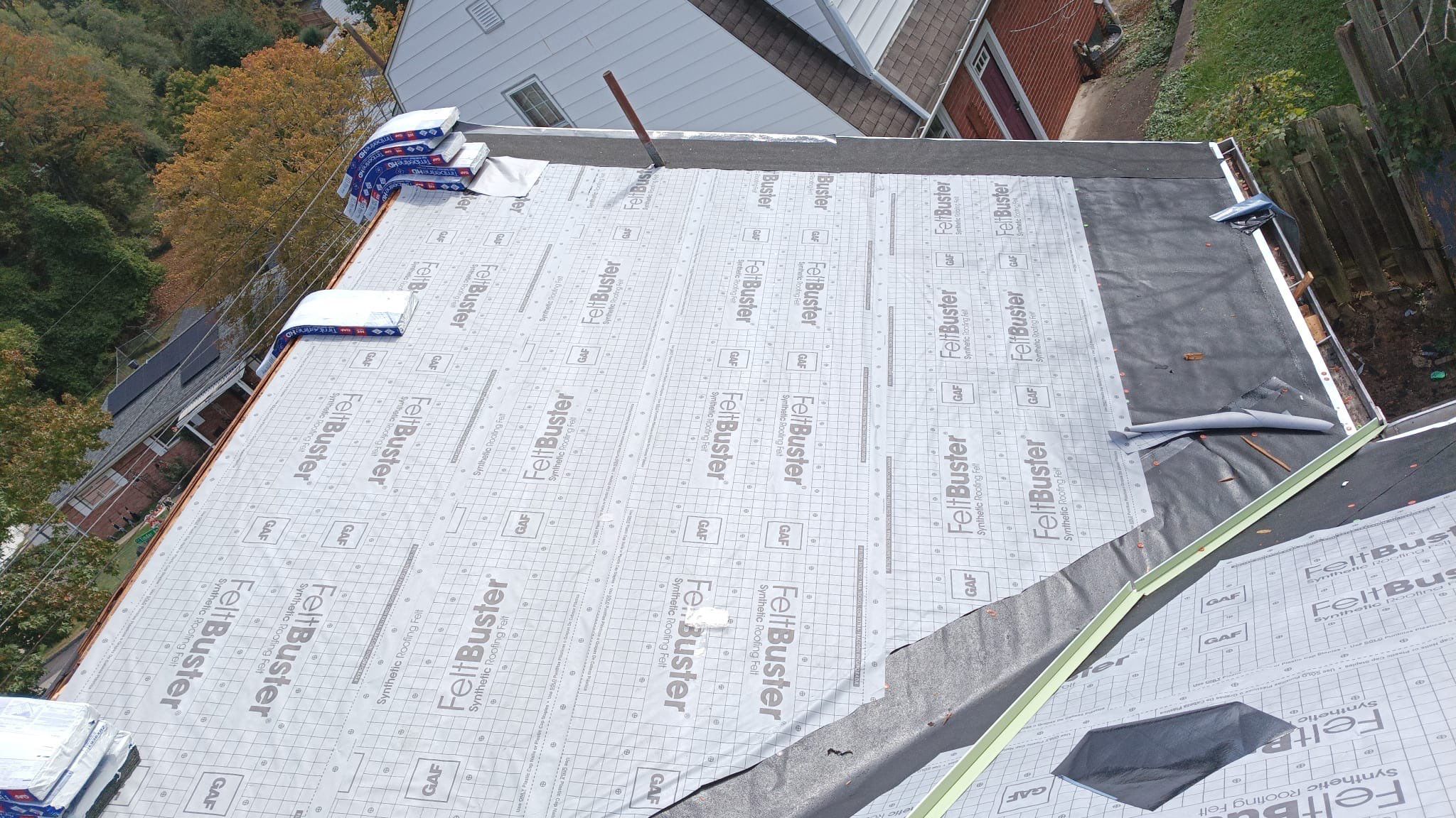 Residential Roofing Installation using GAF Timberline HDZ Hunter Green by Rainstoppers Roofing