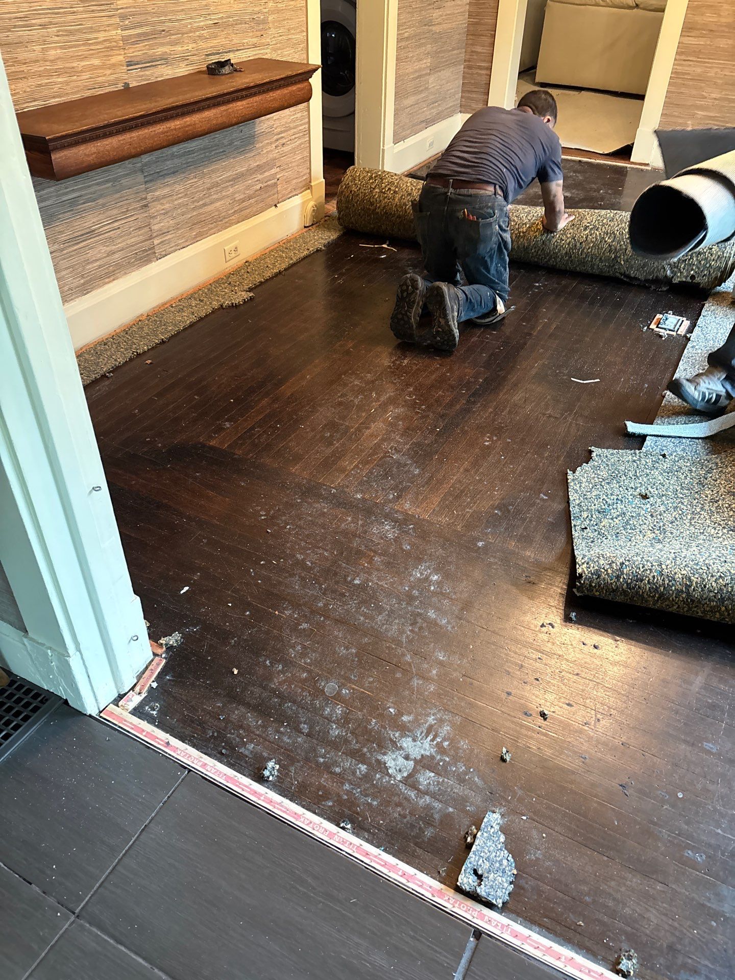 Carpet to Hardwood by Footprints Floors Kentucky