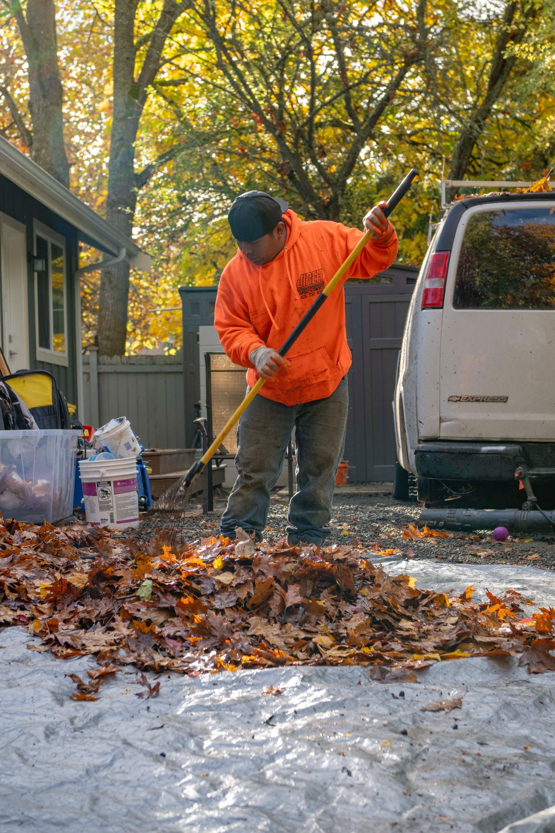 Fall and Spring Cleaning by Jireh Asphalt & Concrete Inc 
