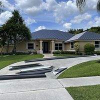 24ga 1.5" Snap-Lock Dark Bronze by Total Roofing System The Metal Roof Experts