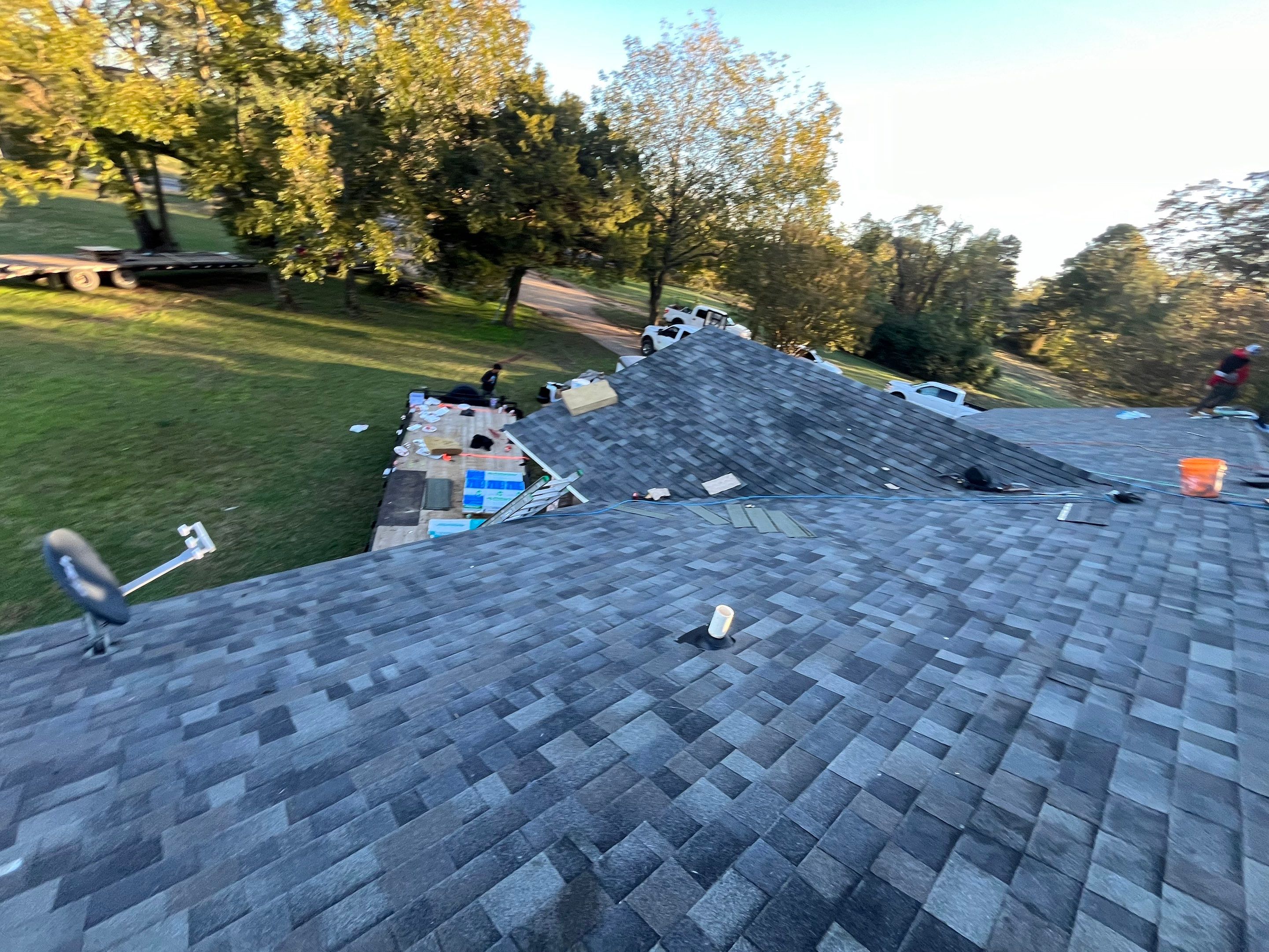 Residential Roofing Repair using Malarkey Vista: Storm Gray by Hostetler Roofing