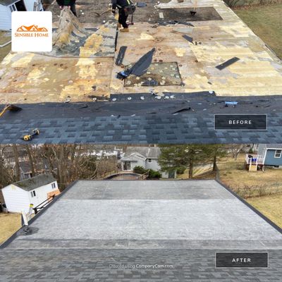 Residential Roofing Repair using EPDM/Rubber