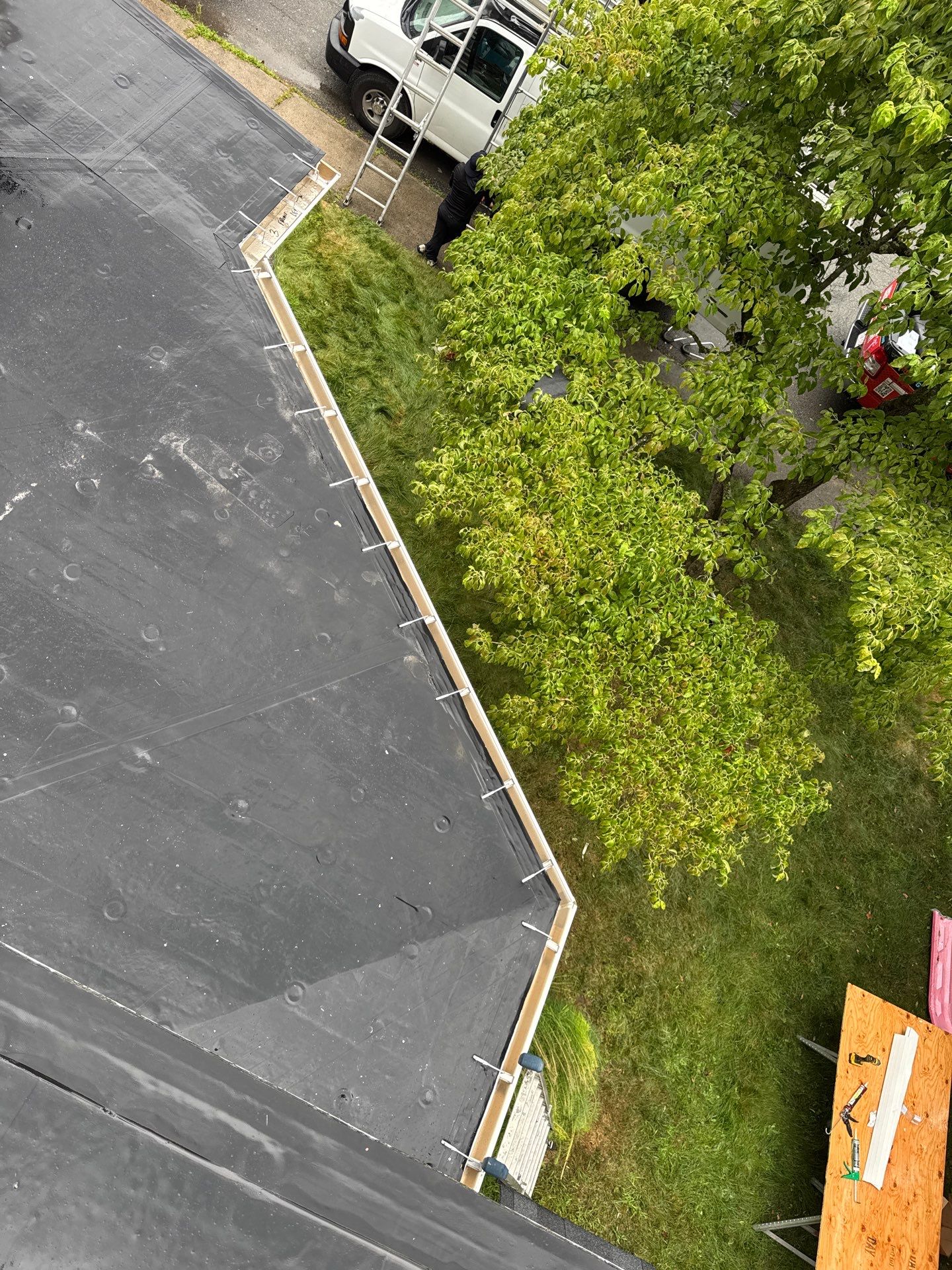 Full Roof Replacement + Custom Gutter Install | Onyx Black Finish by Mighty Dog Roofing of Greater Middlesex County