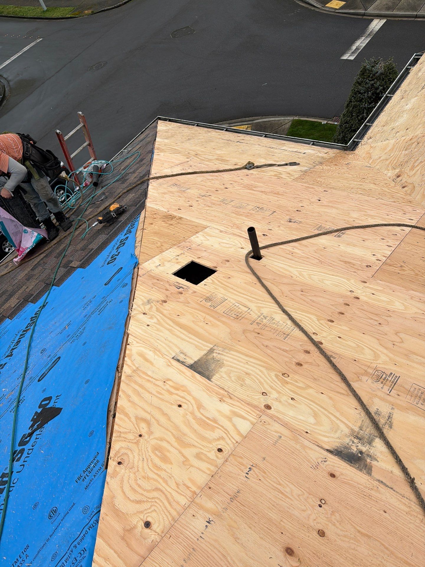 Residential Roofing Installation using GAF UHDZ Shingles by Roofing Formula LLC