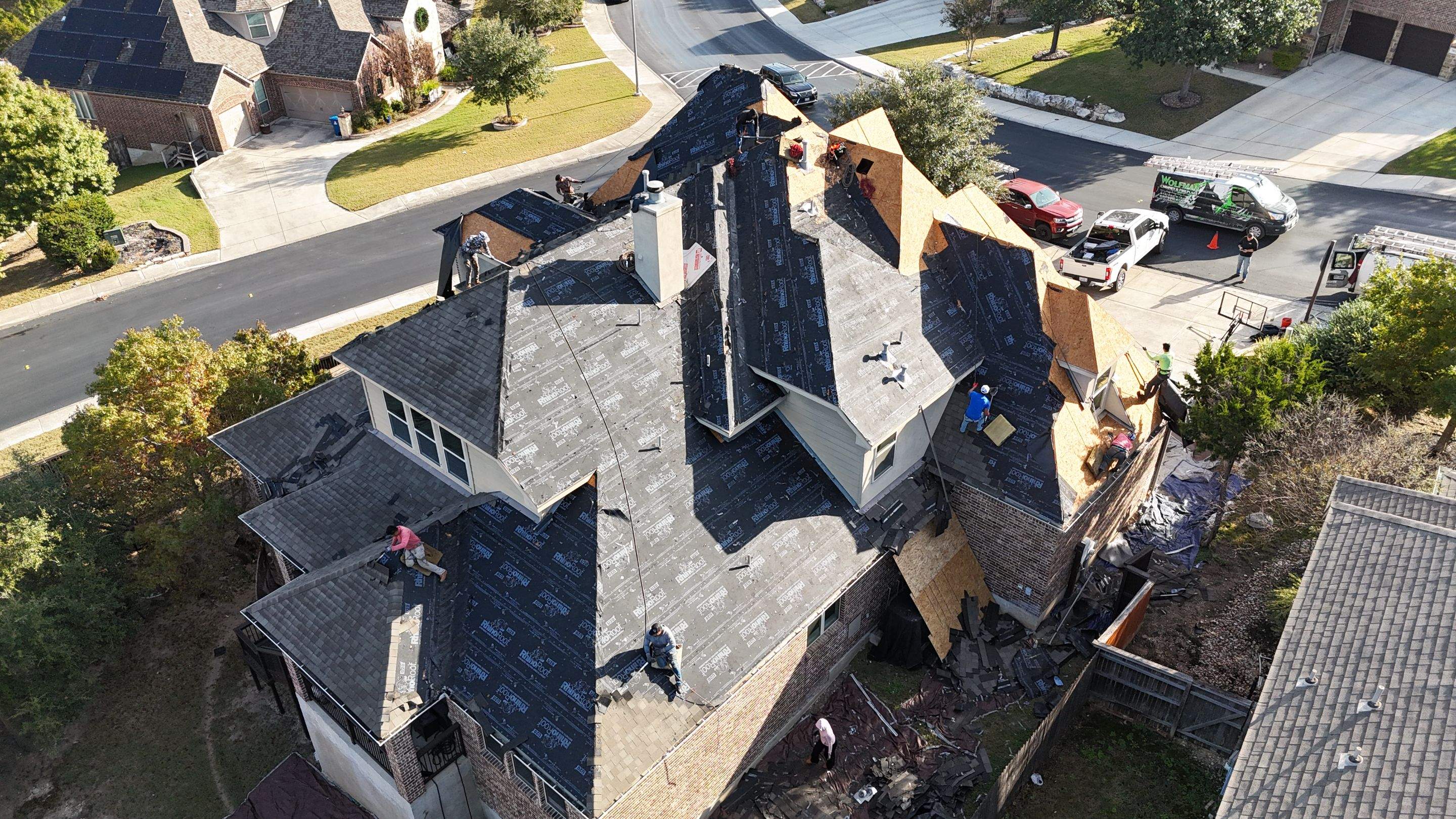 Residential Roof Replacement using GAF HDZ - Weathered Wood by Elite Roofing LLC