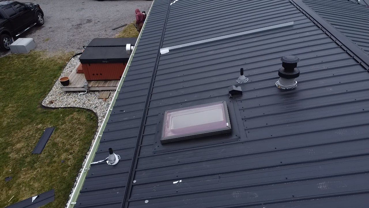 Exposed Fastener Metal Roof Replacement – Columbia City, Indiana by 4Ever Metal Roofing