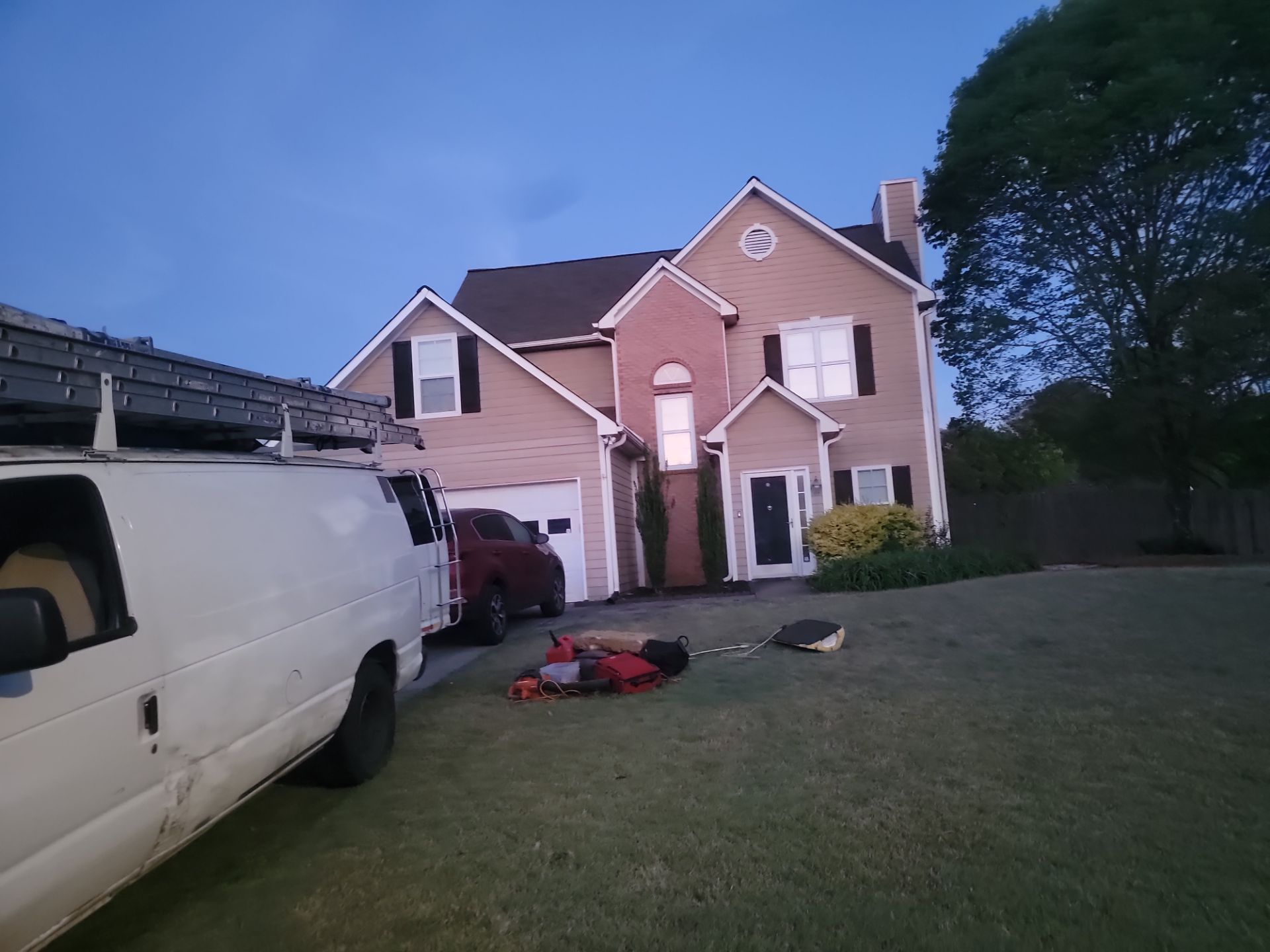 Residential Roof Replacement using Owens Corning TreDef Duration Williamsburg Grey by Inspector Roofing and Restoration