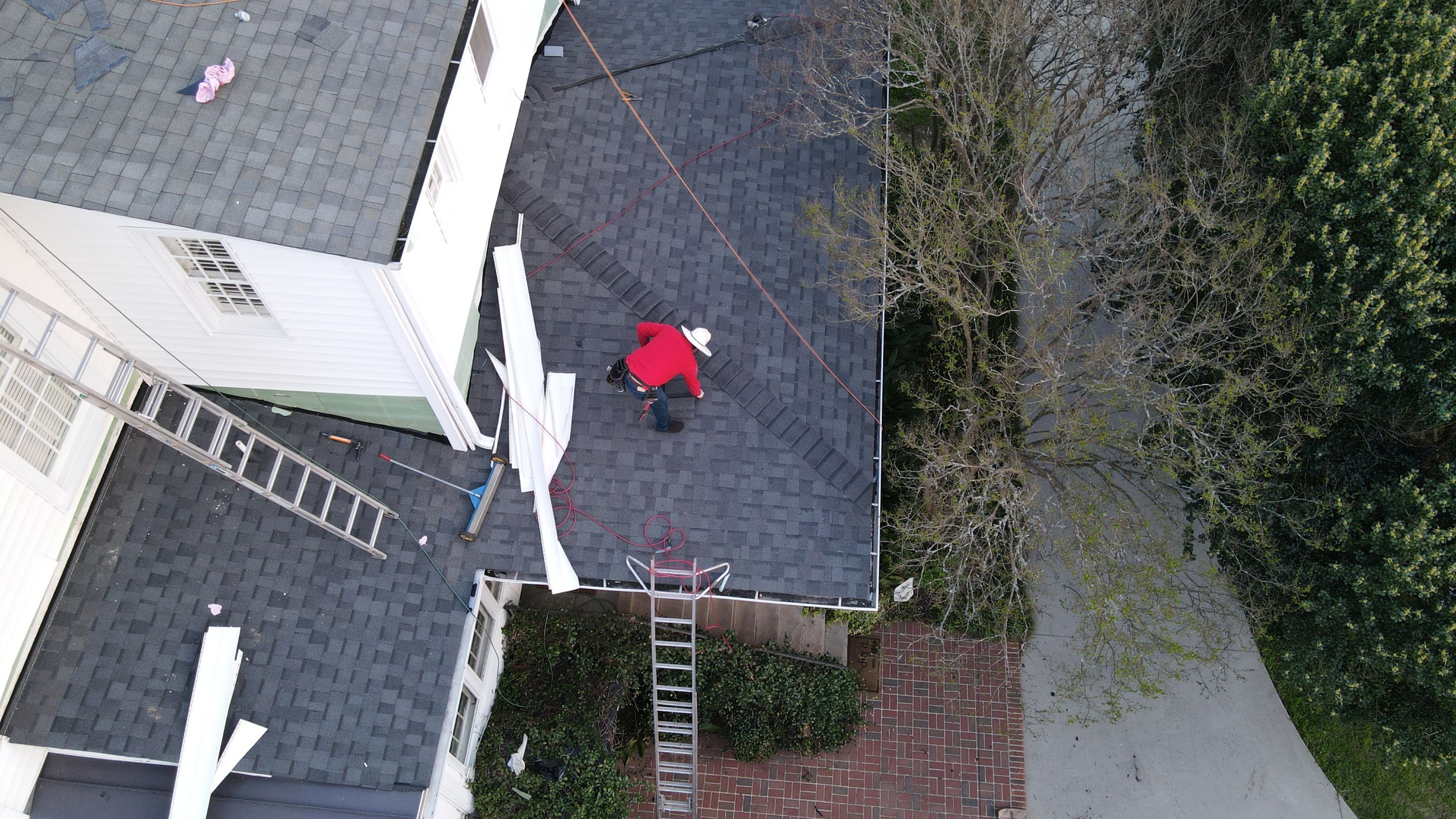 Residential Roofing Repair using Owens Corning Oakridge- Driftwood by Indigo State Roofing