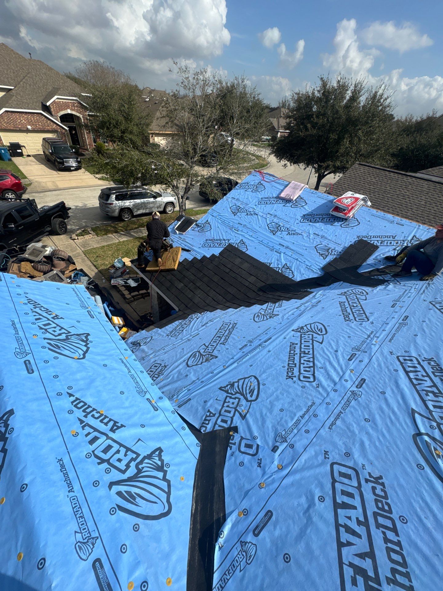 Project in Houston by Proud Roofing