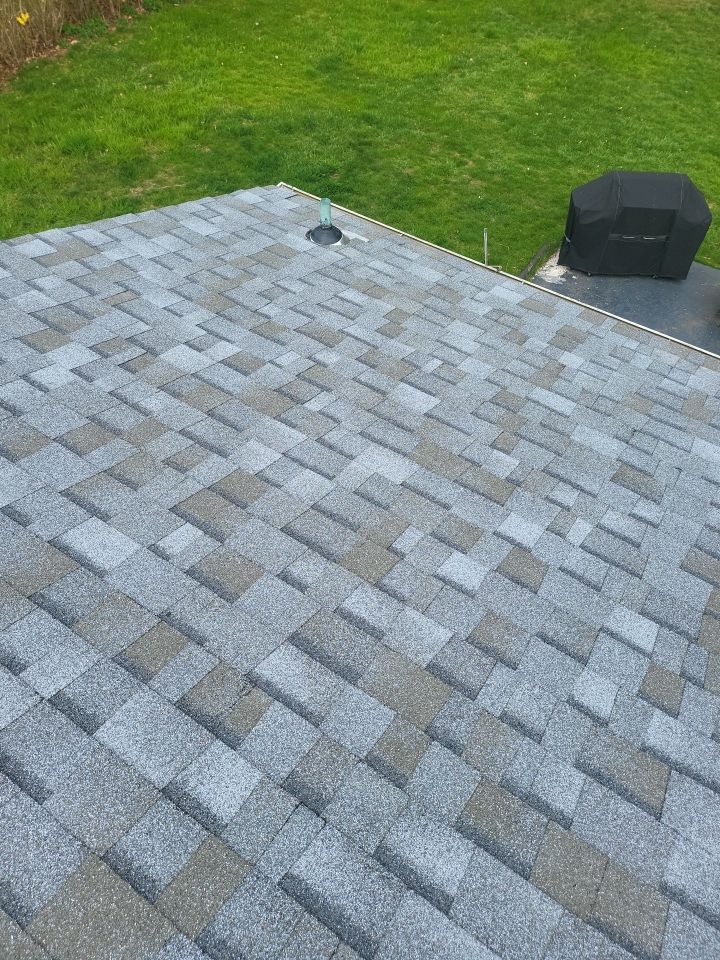 Residential Roofing Installation using Residential Roofing Installation using Owens Corning TruDefinition Duration - Quarry Gray & Sterling Gray Mainstreet siding by A Plus Exterior