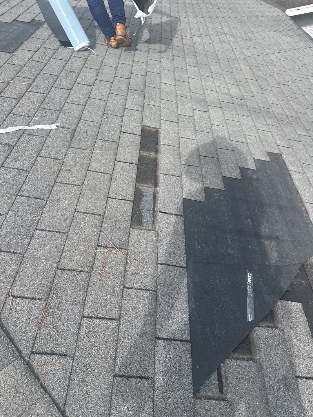 Hail Damage using Owen's Corning Duration (Lifetime) Shingles by Roof Repair Company