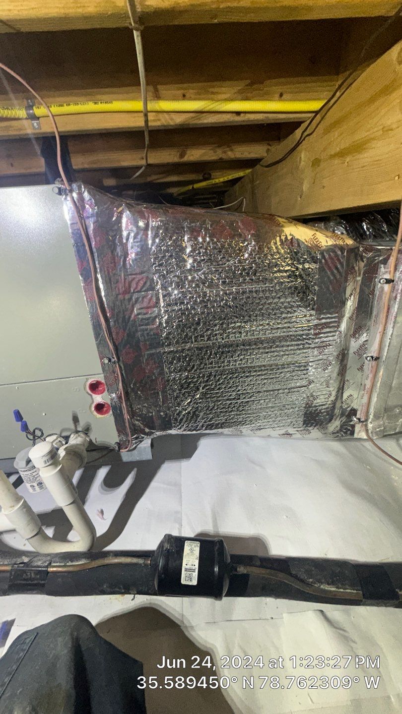 2 Trane XV20i Split System Install by Nick's Mechanical LLC.