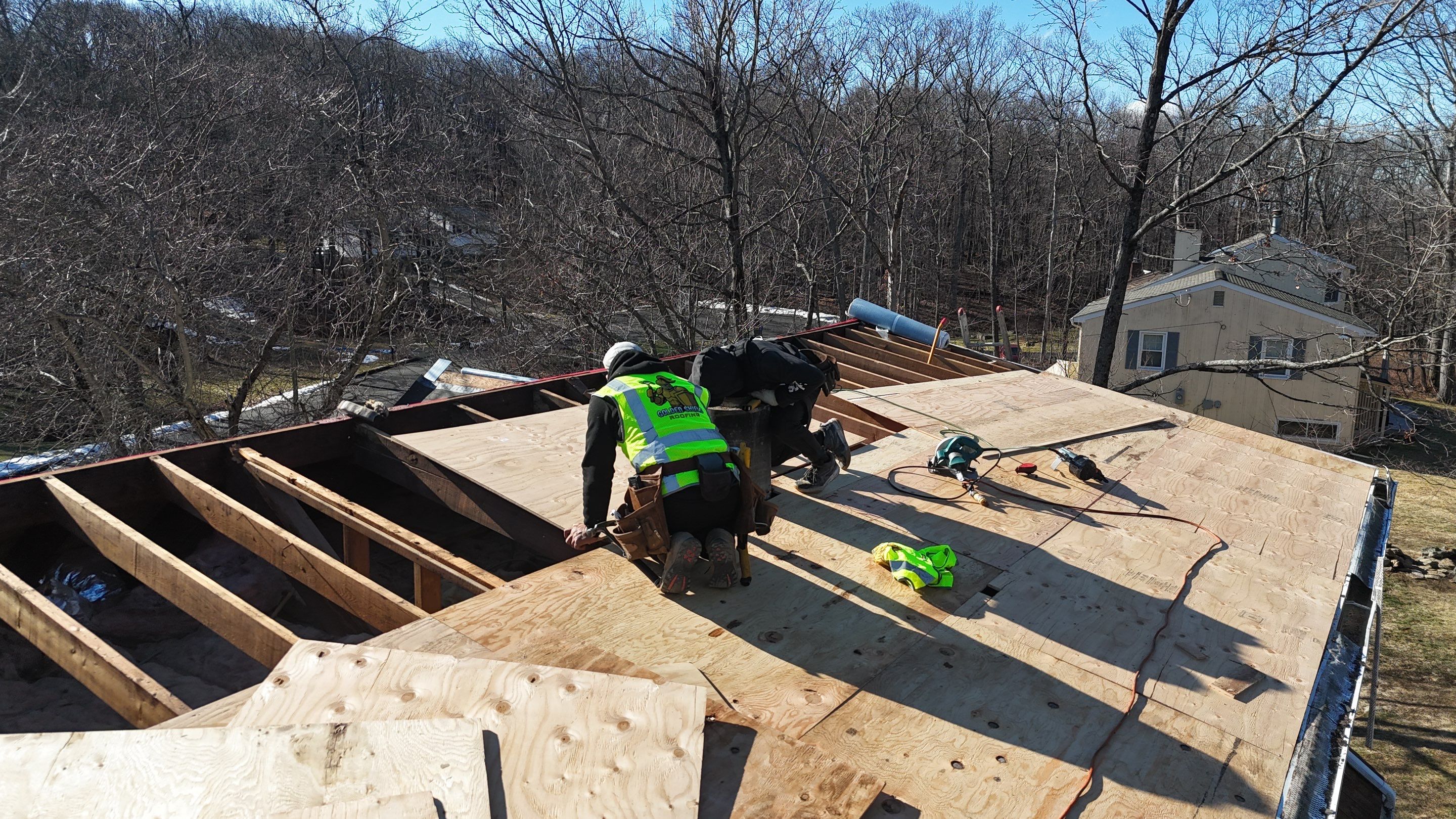 Owens Corning Duration: Onyx Black in Ridgefield, Connecticut by Golden Shield Roofing