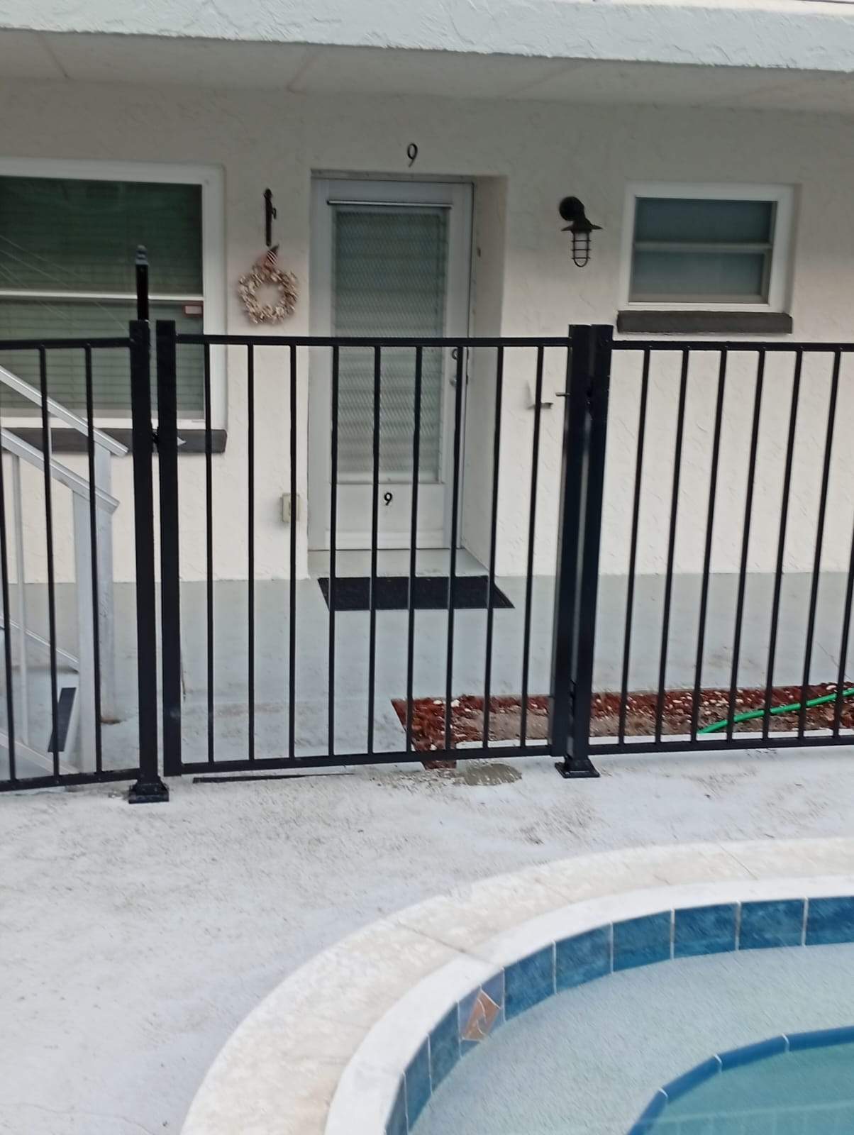 Black Aluminum Pool Fence Replacement in Englewood by True Fence LLC