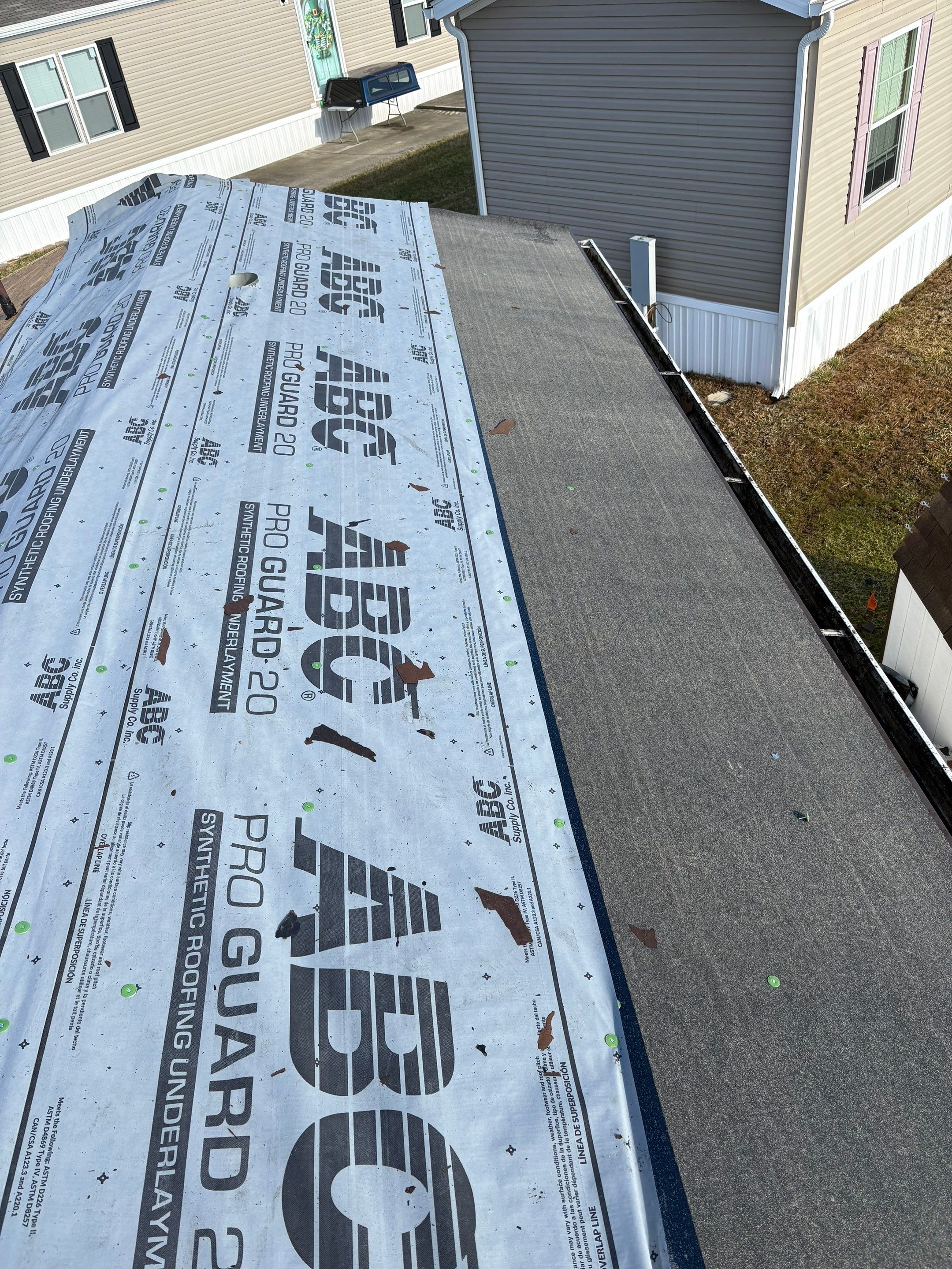 Residential Roofing Installation using GAF Timberline HDZ Barkwood by Rainstoppers Roofing